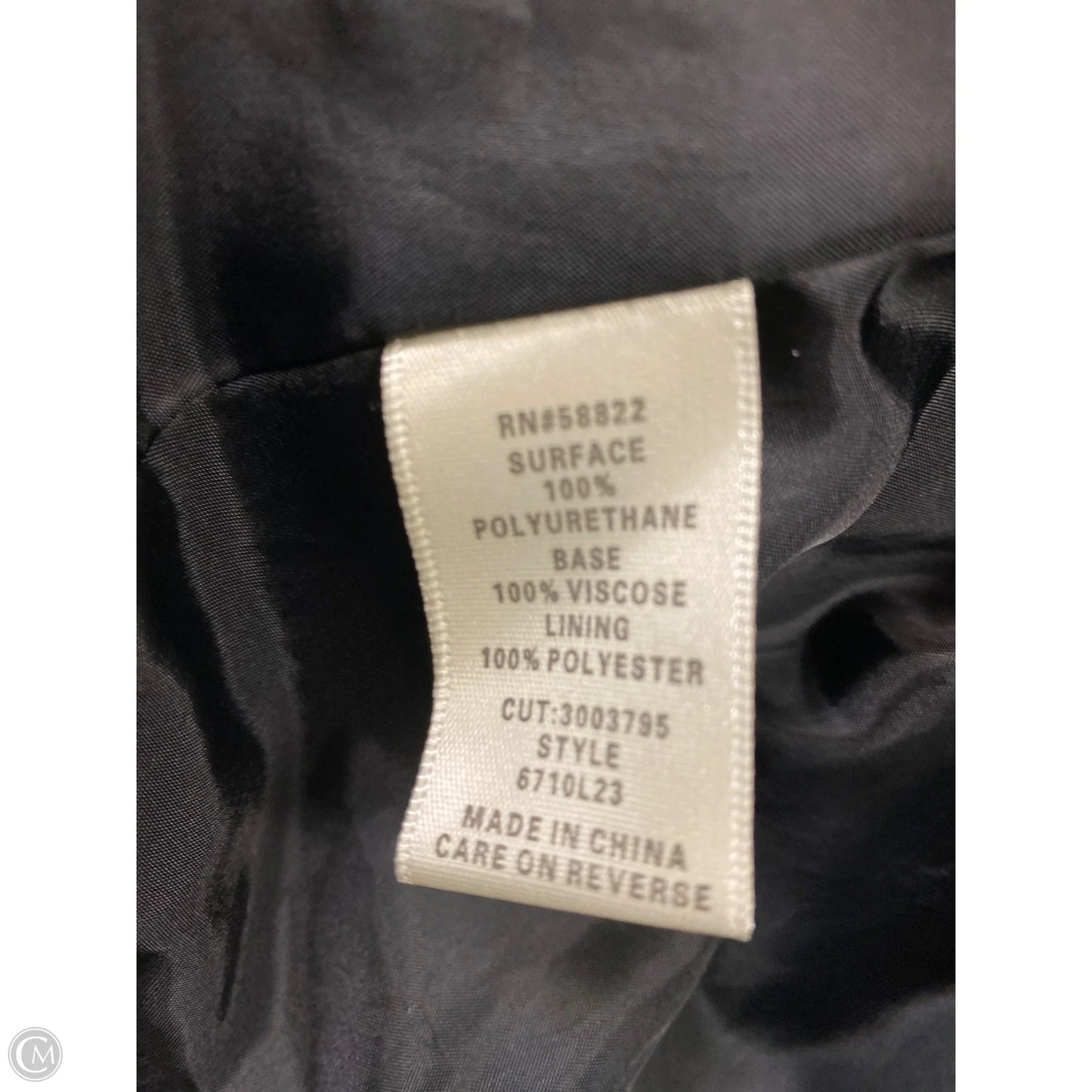 Jacket Moto By Max Studio In Black, Size: M