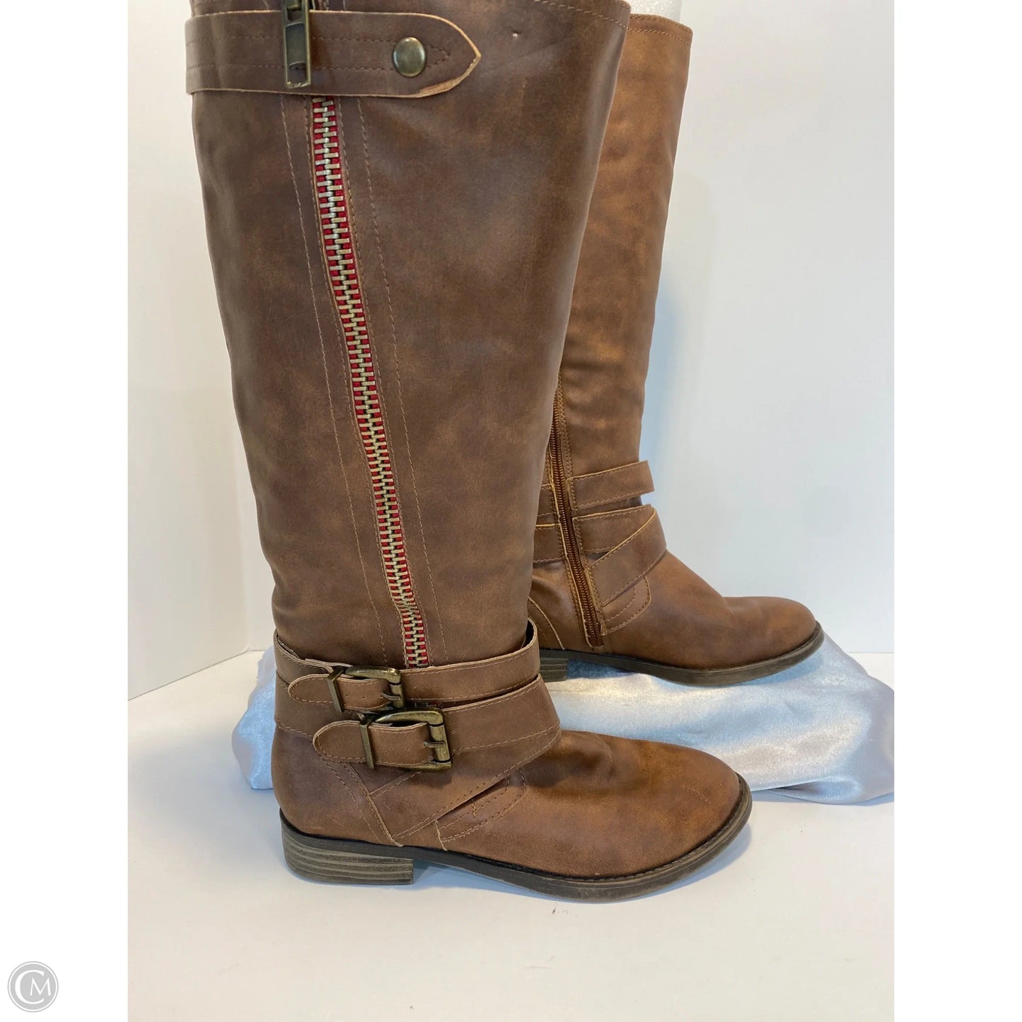 Boots Knee Flats By Falls Creek In Brown, Size: 7