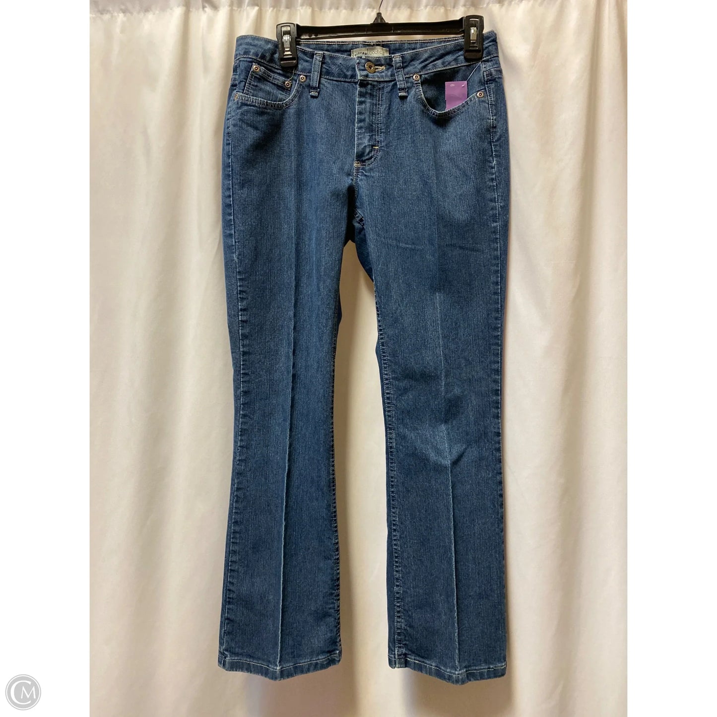 Jeans Straight By Riders In Blue Denim, Size: 8p