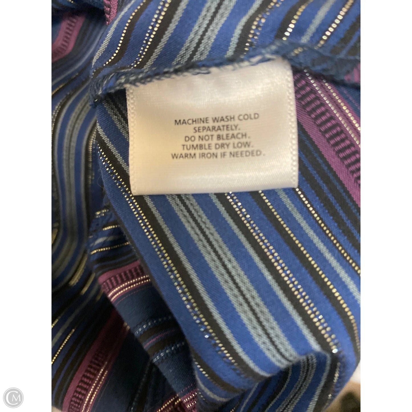 Top Long Sleeve By Clothes Mentor In Blue, Size: M