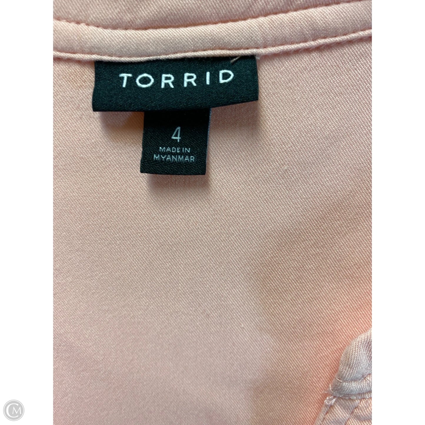 Top Short Sleeve By Torrid In Pink, Size: 4x