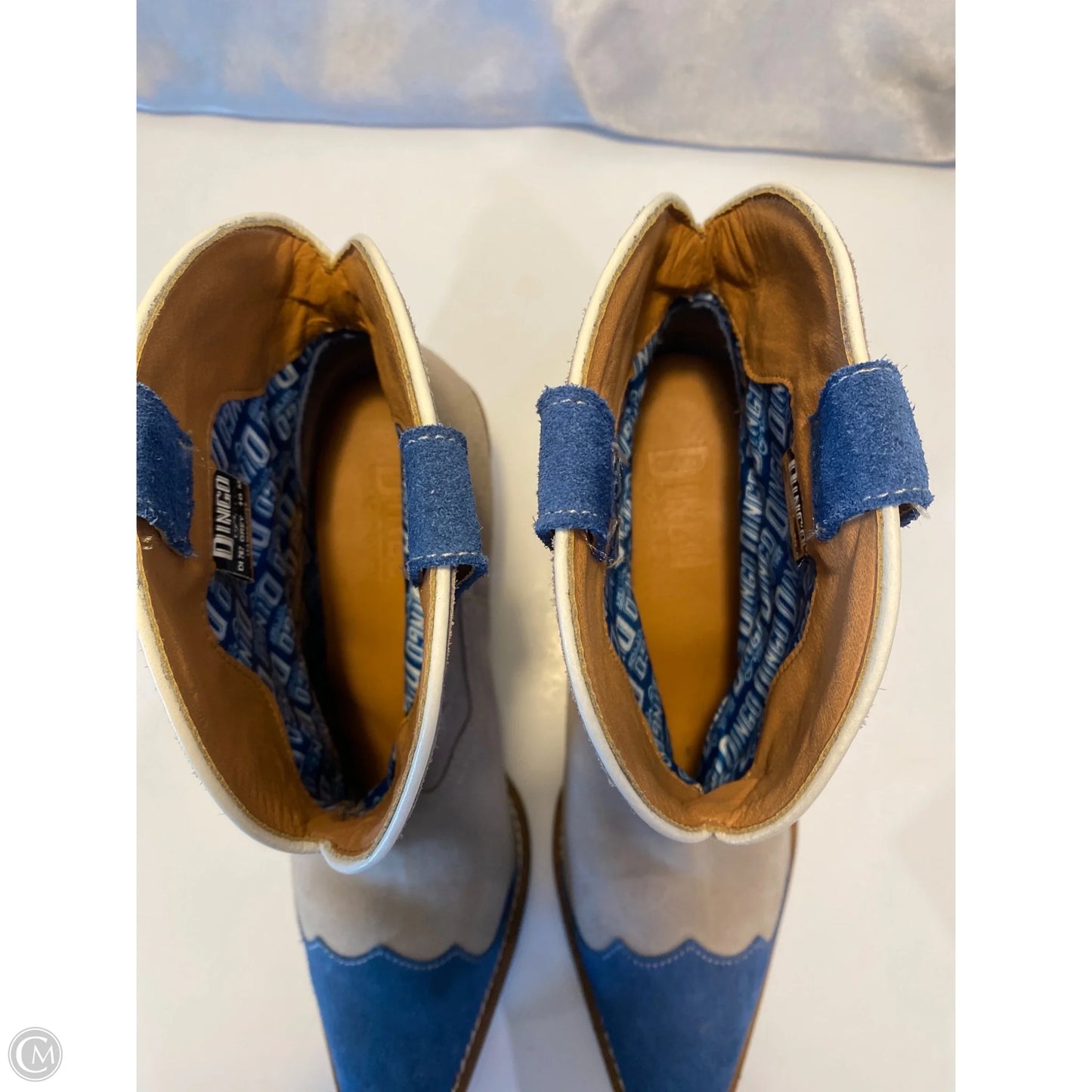Boots Western By Dingo In Blue & Red, Size: 10