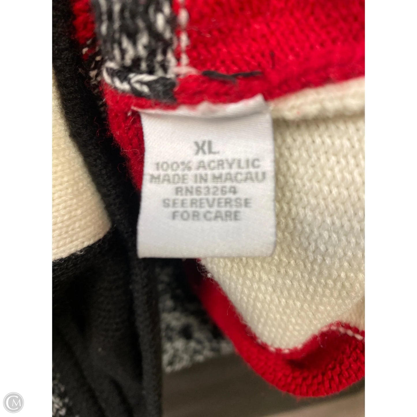 Sweater By Dressbarn In Red, Size: Xl