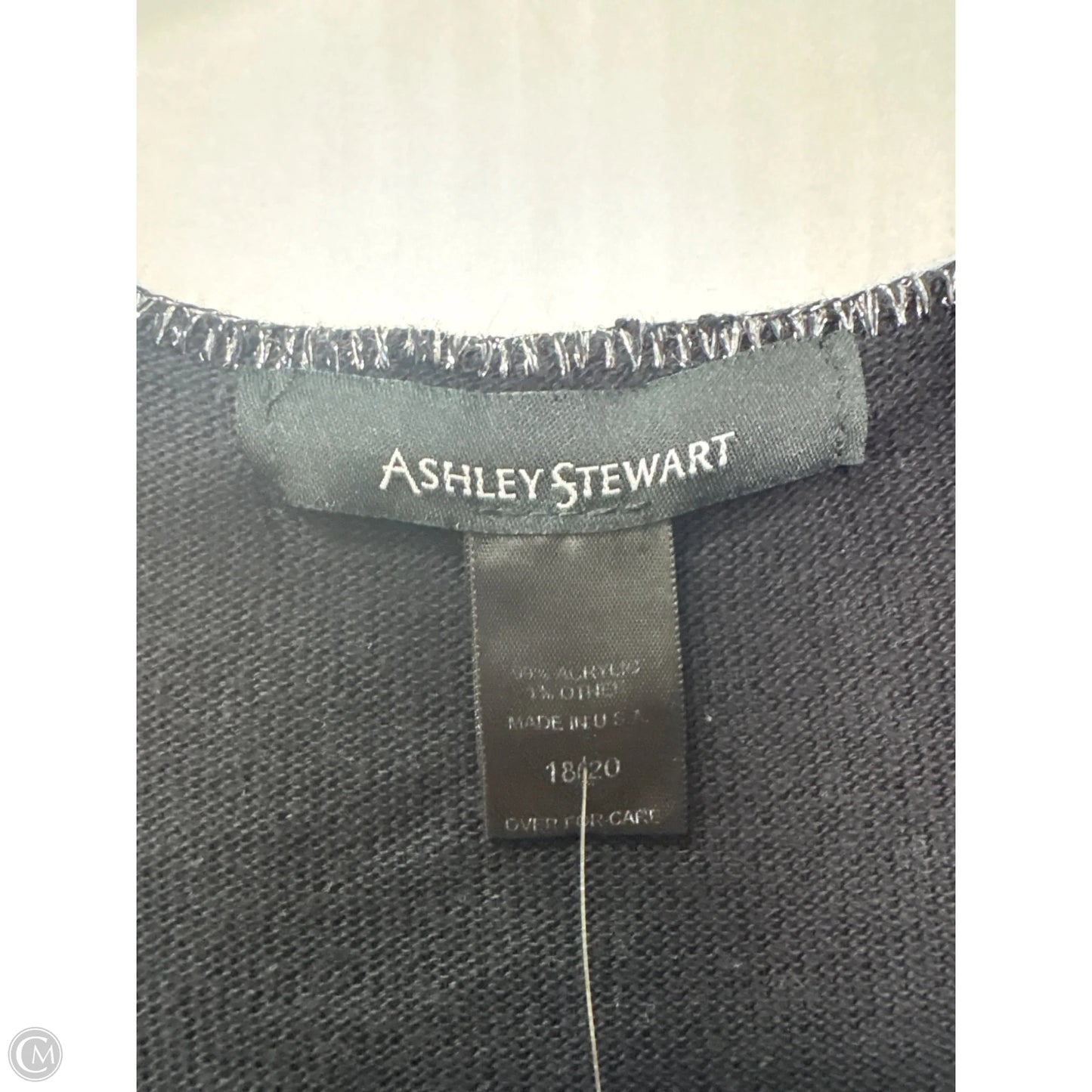 Tank Top By Ashley Stewart In Black, Size: 1x