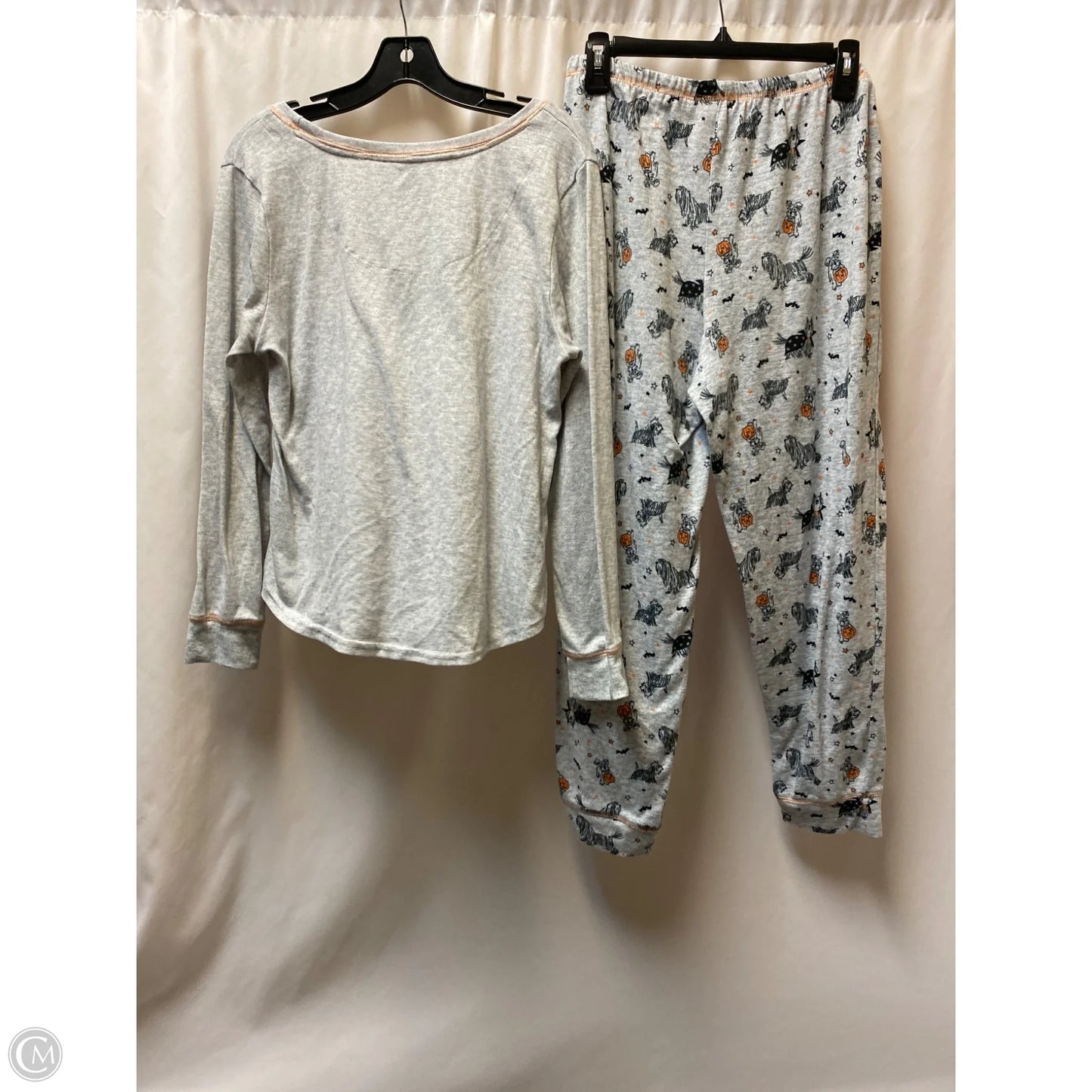 Pajamas 2pc By Clothes Mentor In Grey, Size: L
