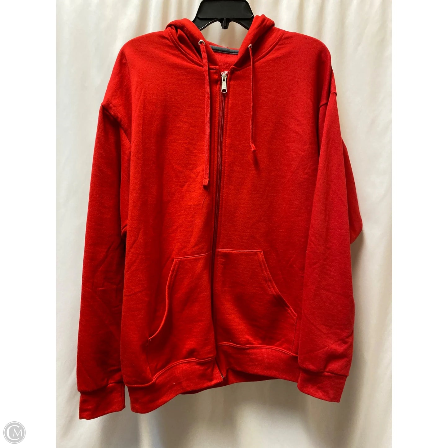 Sweatshirt Hoodie By Athletic Works In Red, Size: L
