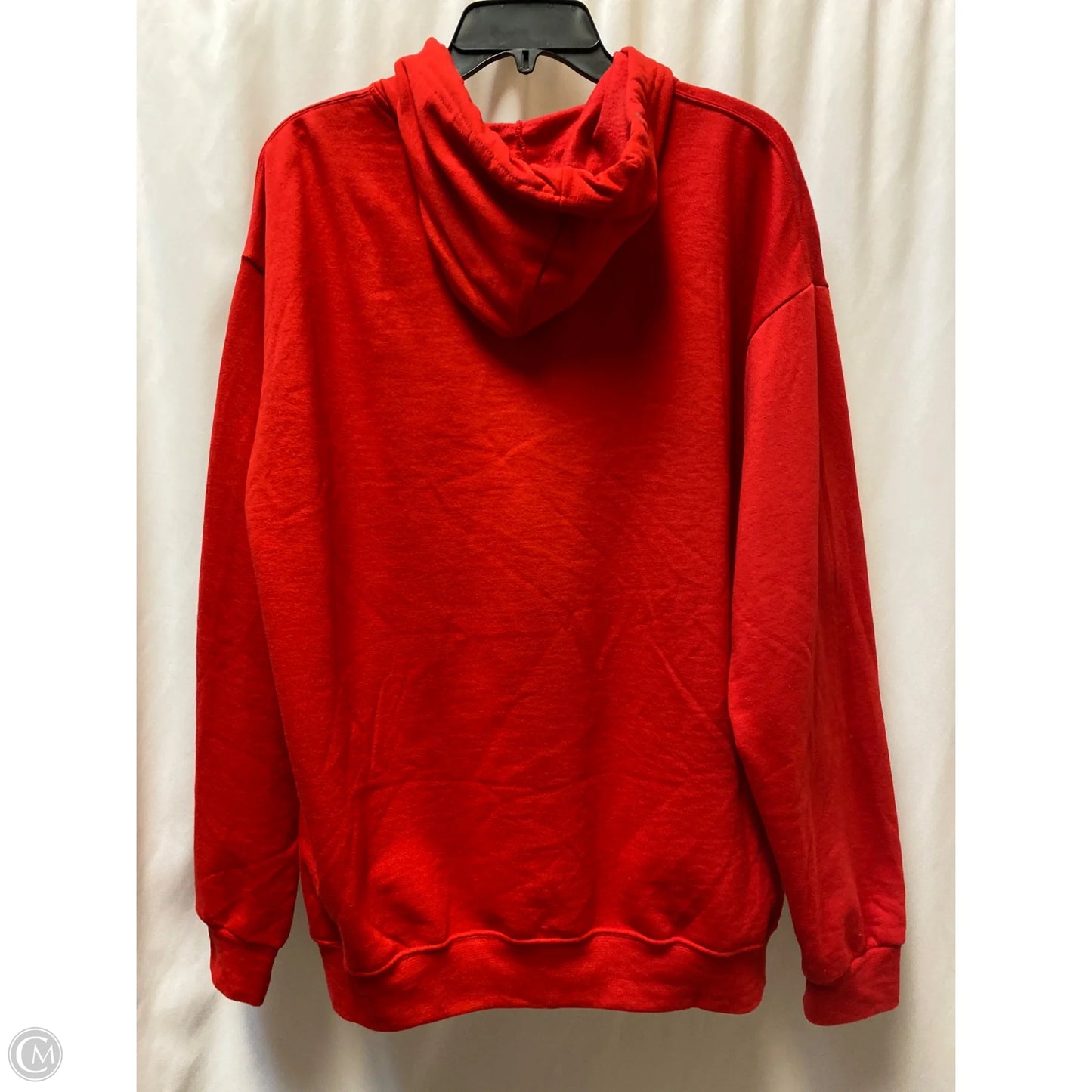 Sweatshirt Hoodie By Athletic Works In Red, Size: L