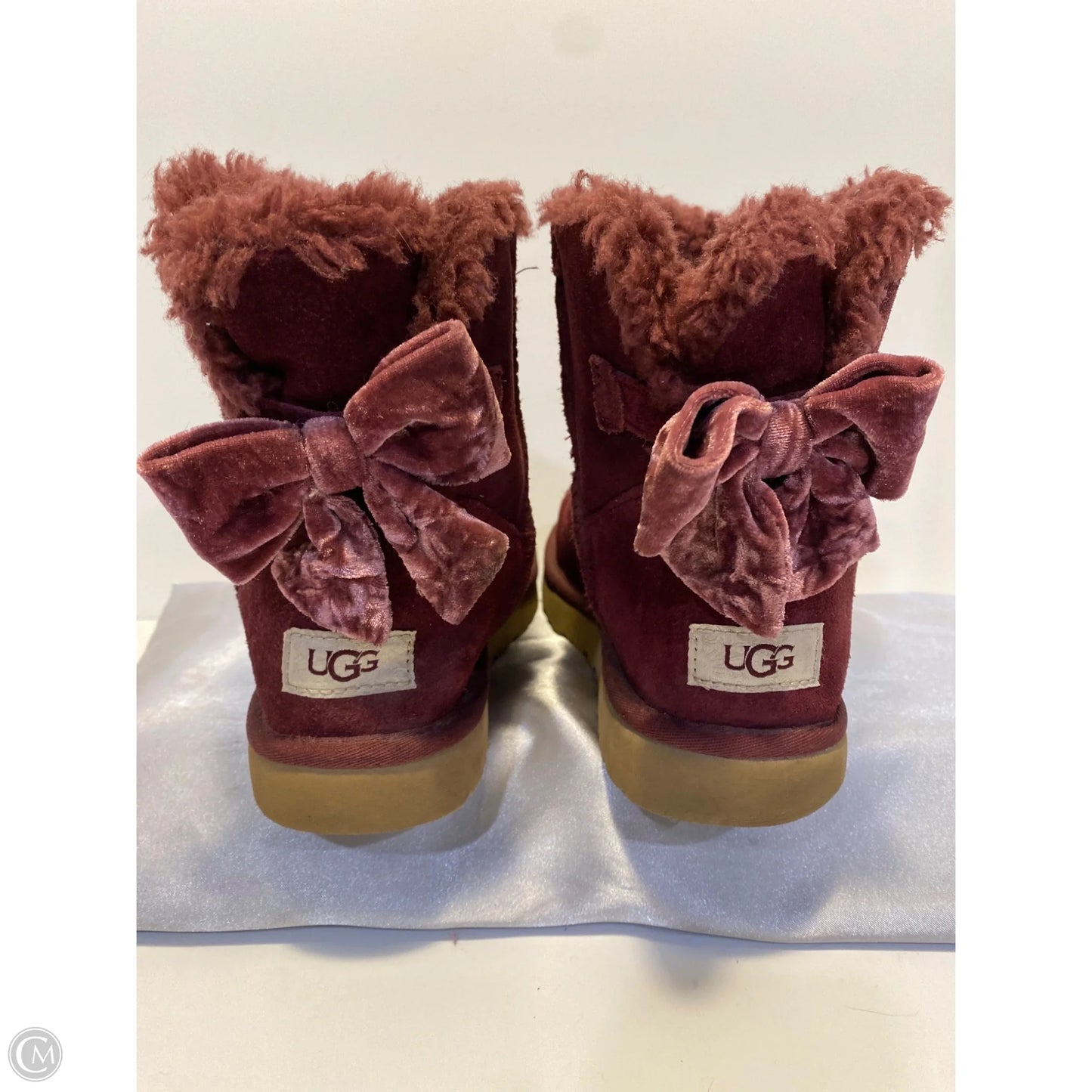 Boots Designer By Ugg In Maroon, Size: 8
