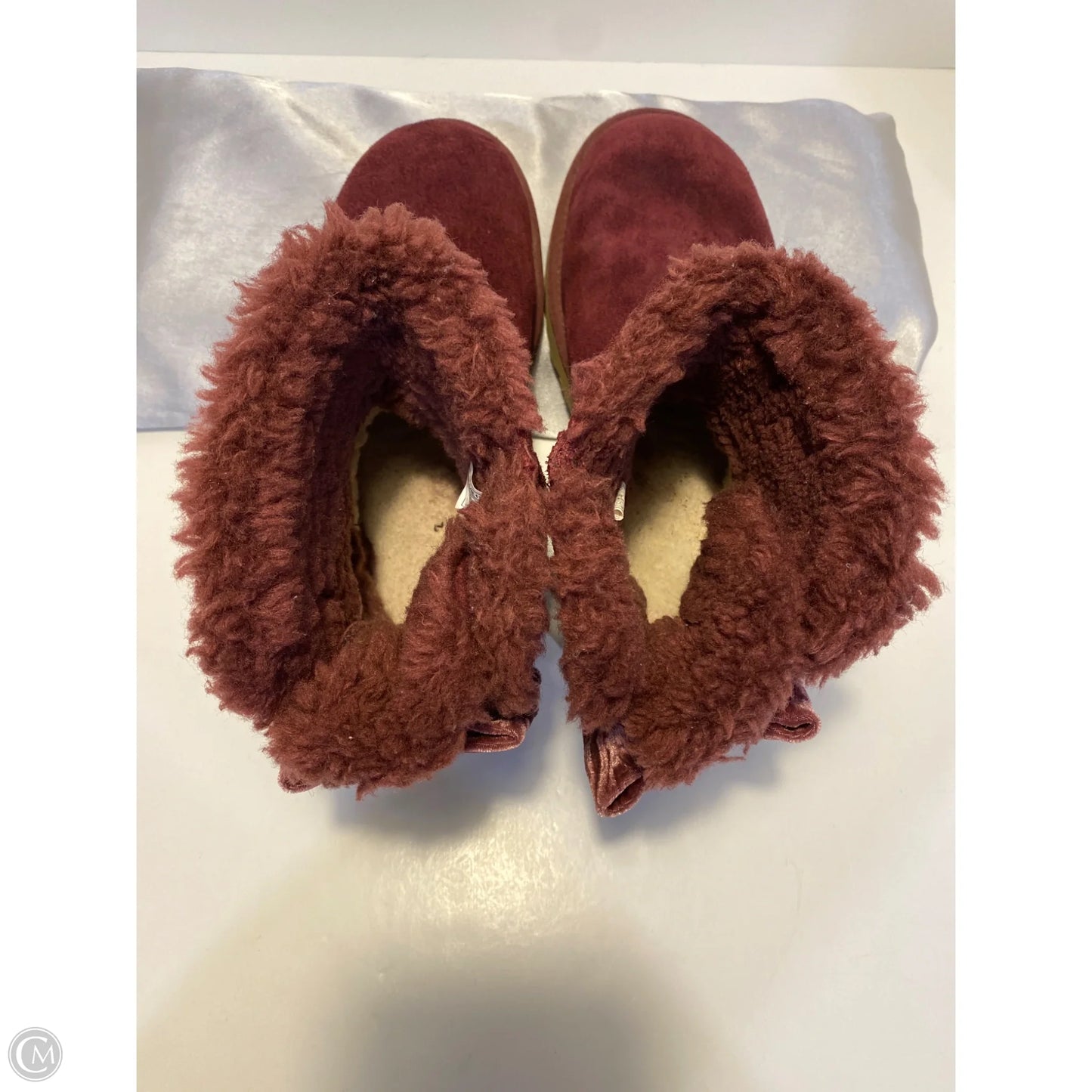 Boots Designer By Ugg In Maroon, Size: 8