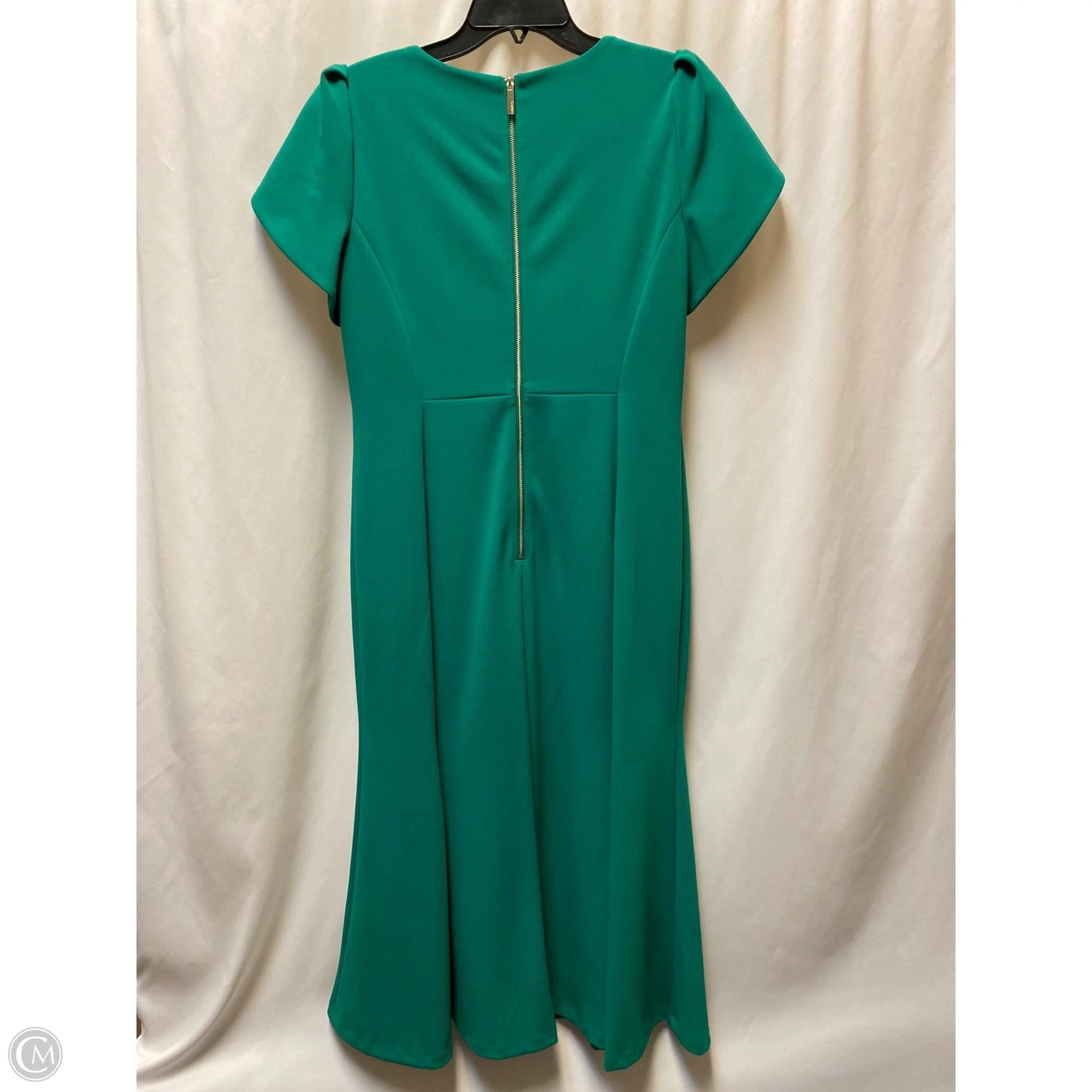 Dress Casual Maxi By Calvin Klein In Green, Size: L