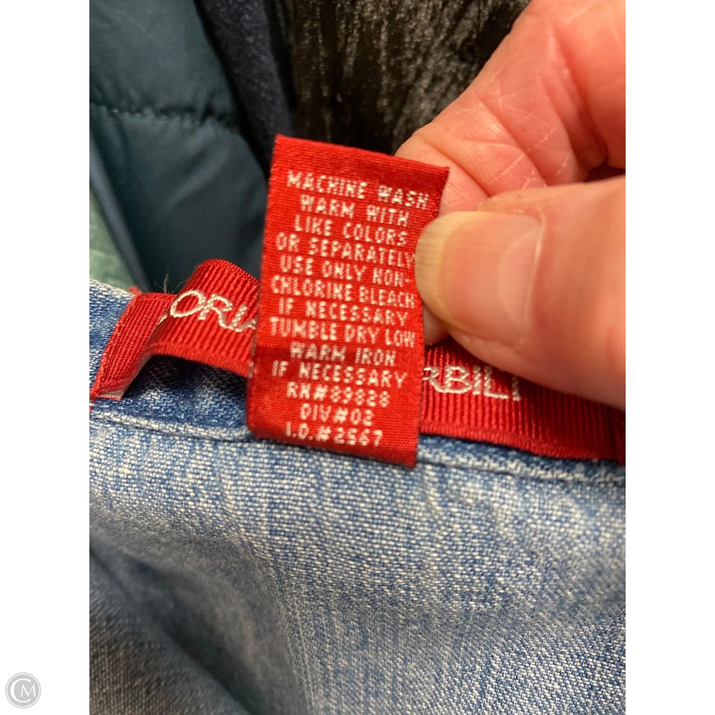 Skirt Midi By Gloria Vanderbilt In Blue Denim, Size: 8