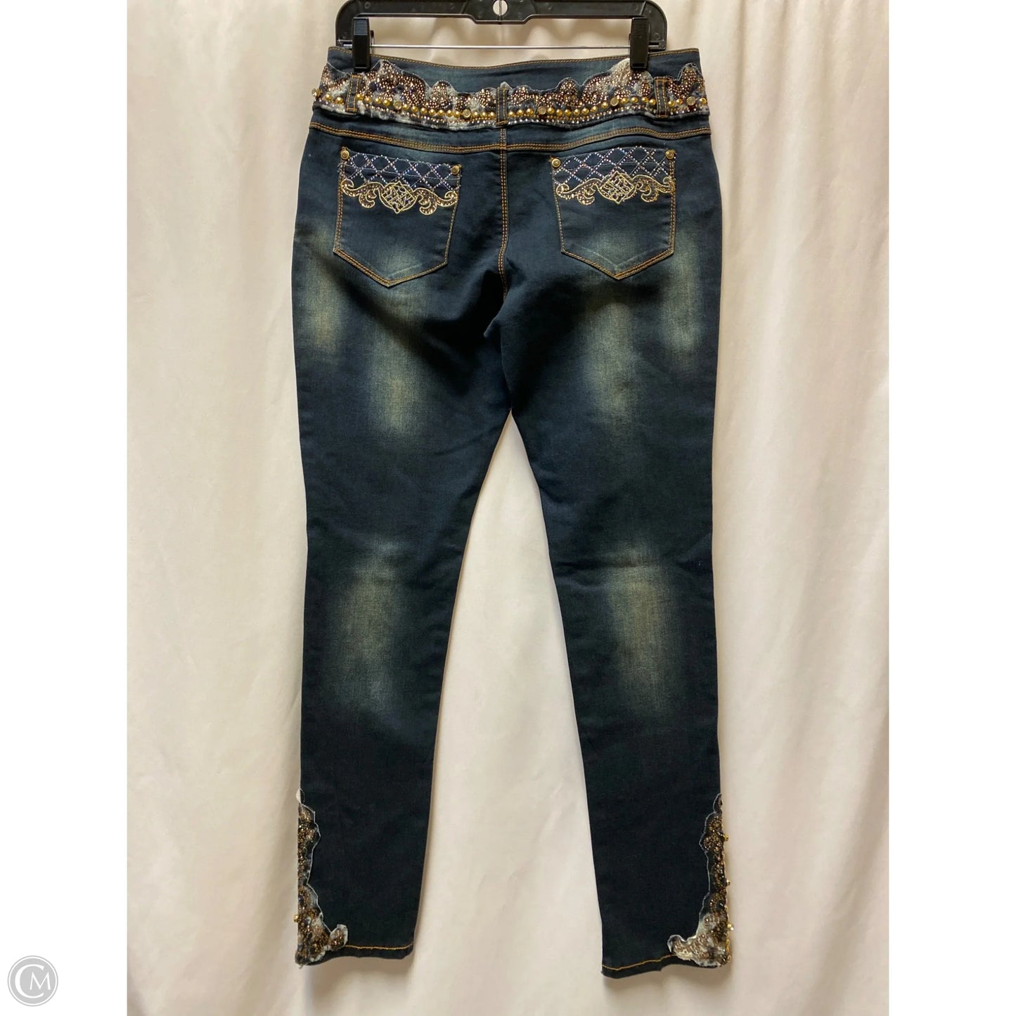 Jeans Straight By Clothes Mentor In Blue Denim, Size: 8