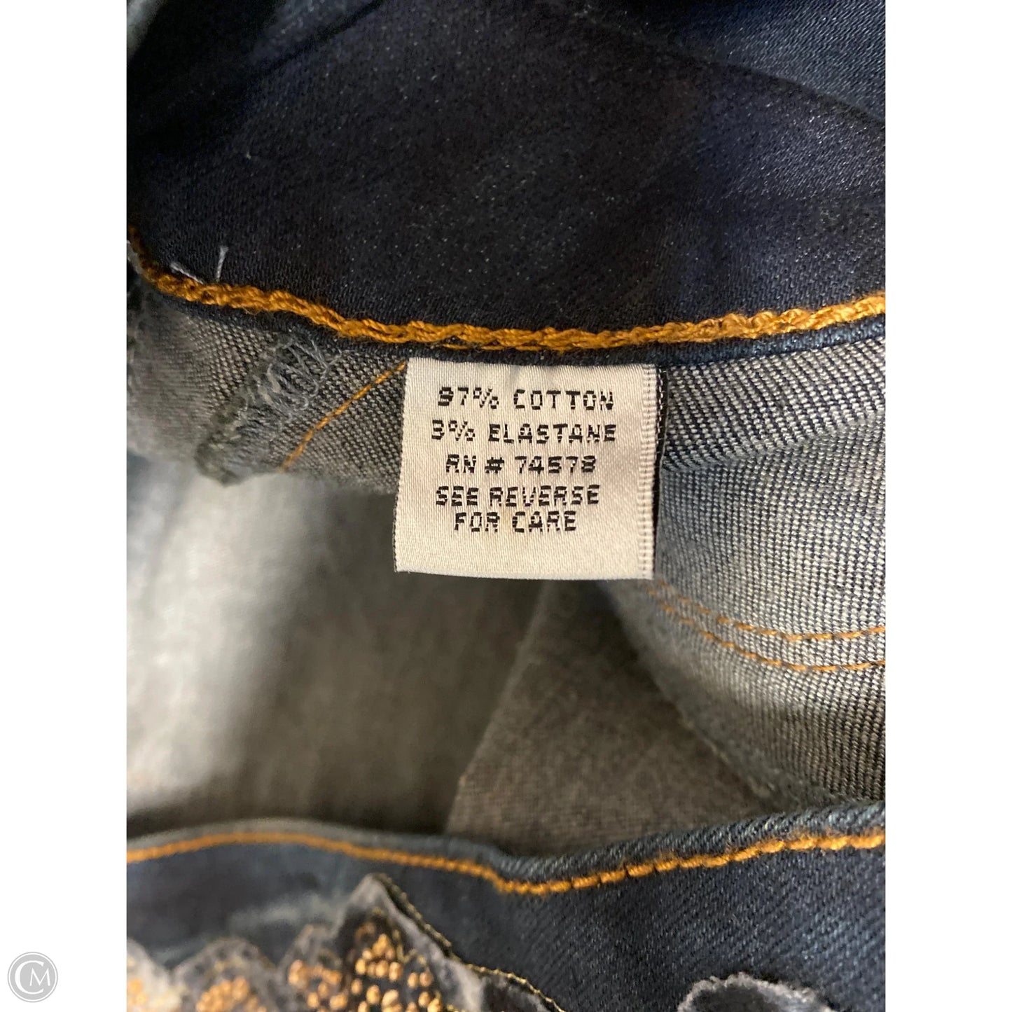 Jeans Straight By Clothes Mentor In Blue Denim, Size: 8