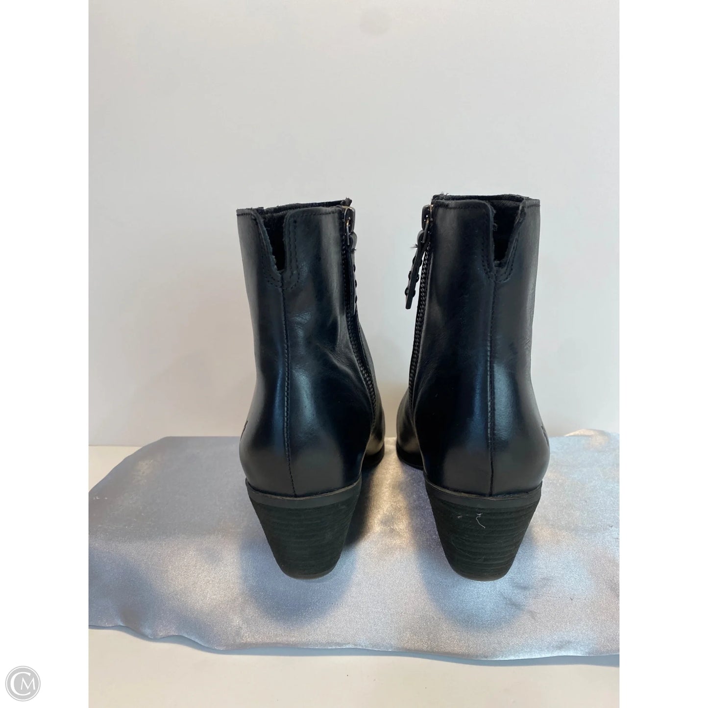 Boots Designer By Frye In Black, Size: 8