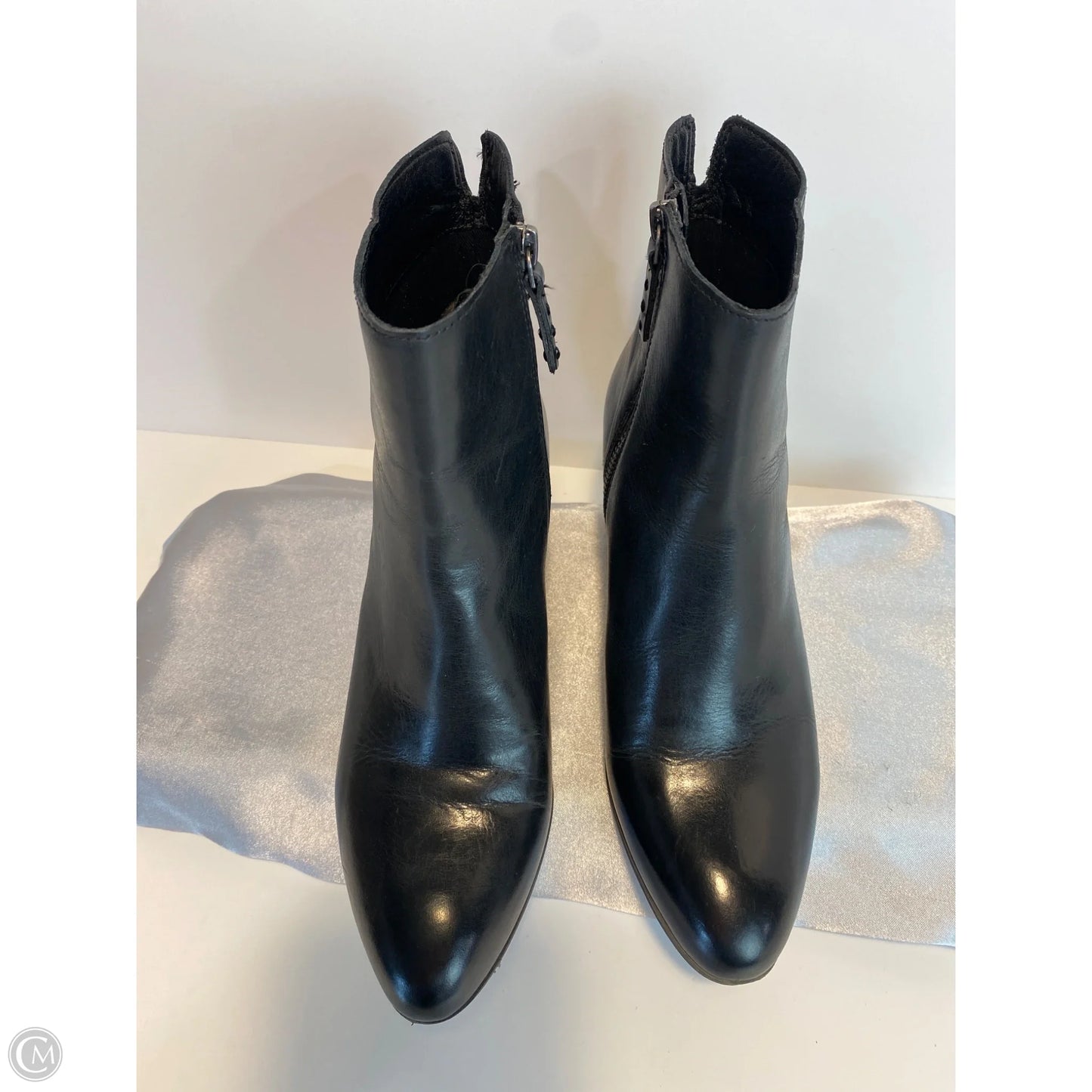 Boots Designer By Frye In Black, Size: 8