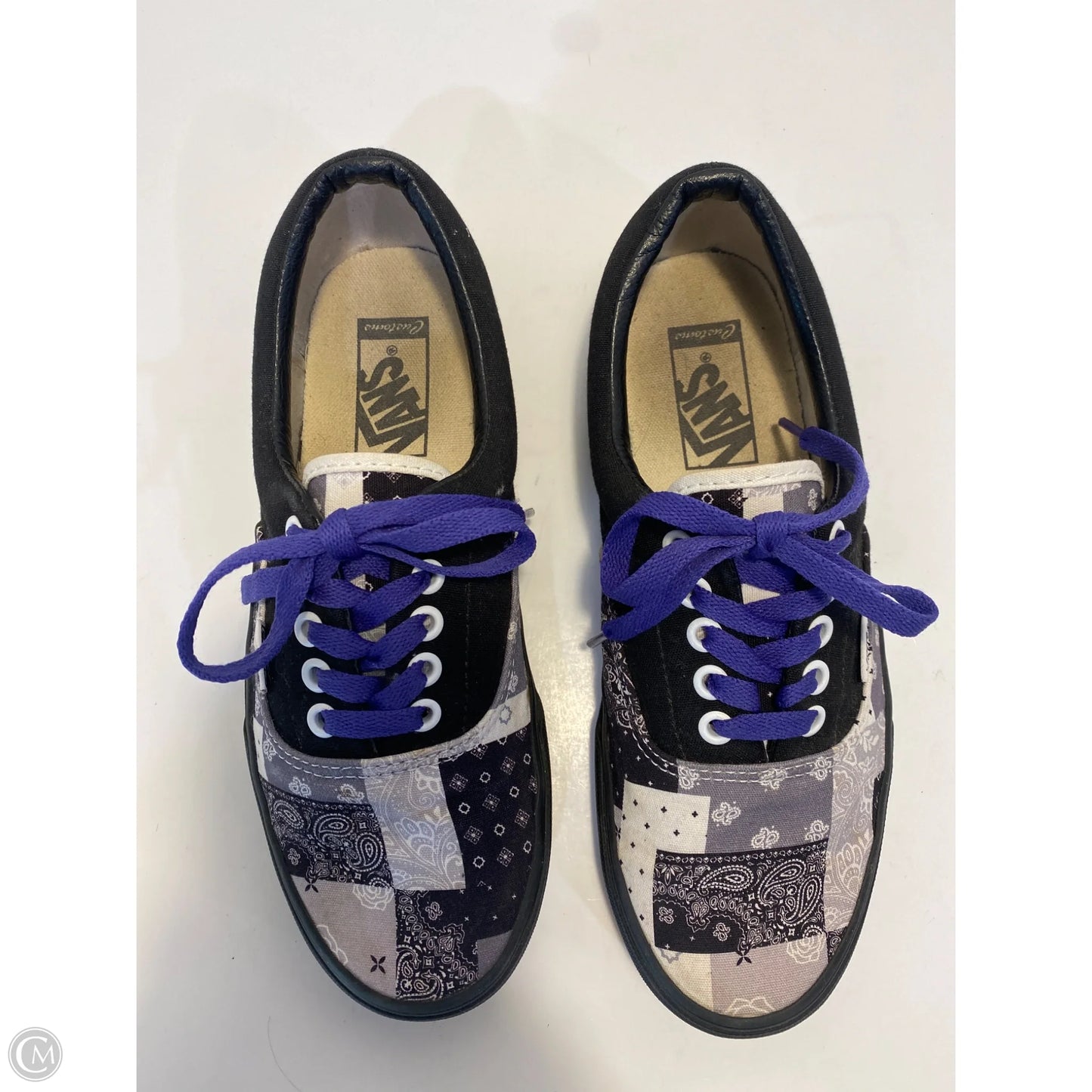 Shoes Sneakers By Vans In Black, Size: 8.5