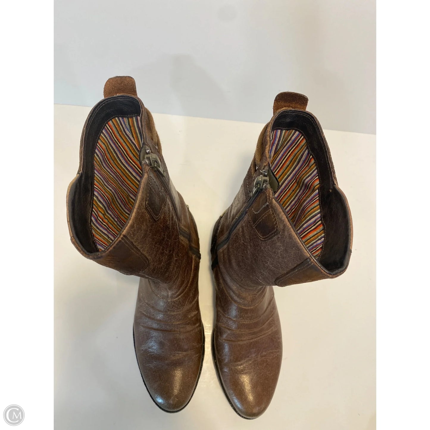 Boots Mid-calf Flats By Merrell In Brown, Size: 6.5
