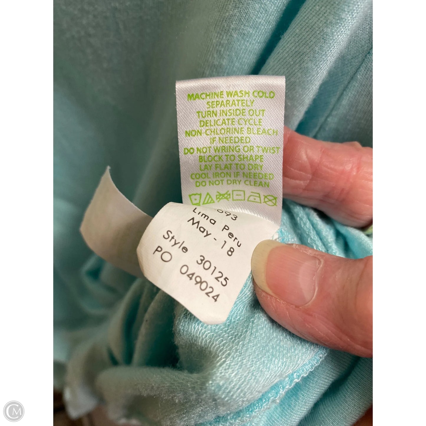 Top Long Sleeve Designer By Lilly Pulitzer In Blue, Size: L