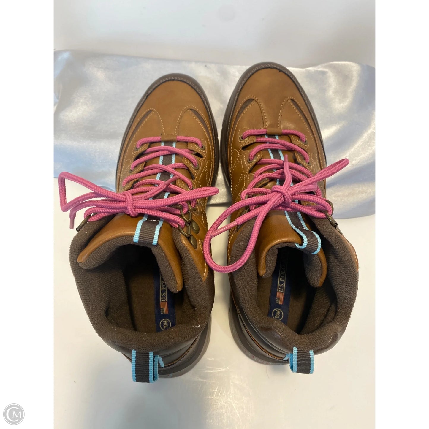 Boots Ankle Flats By Us Polo Assoc In Brown, Size: 10