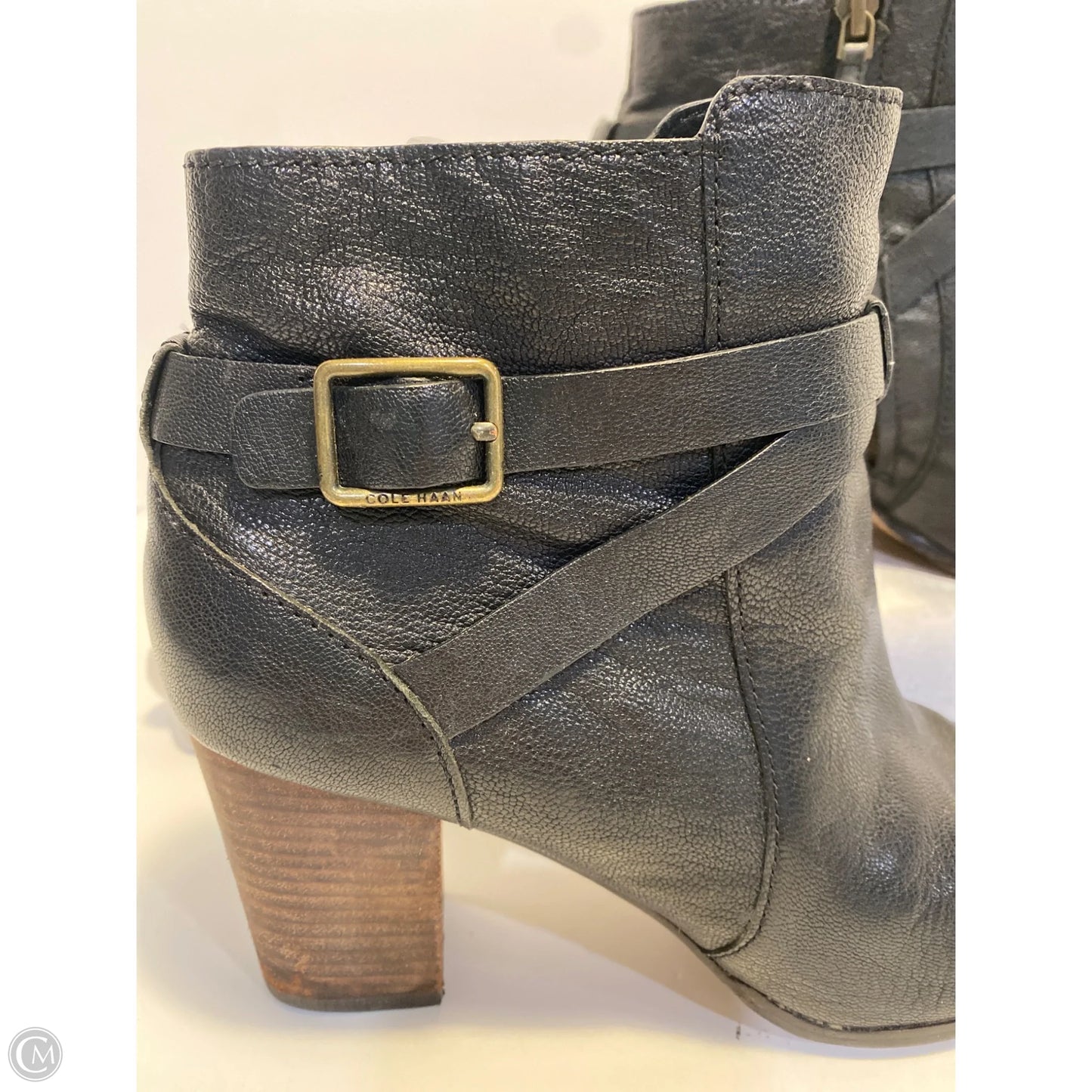 Boots Ankle Heels By Cole-haan In Black, Size: 9