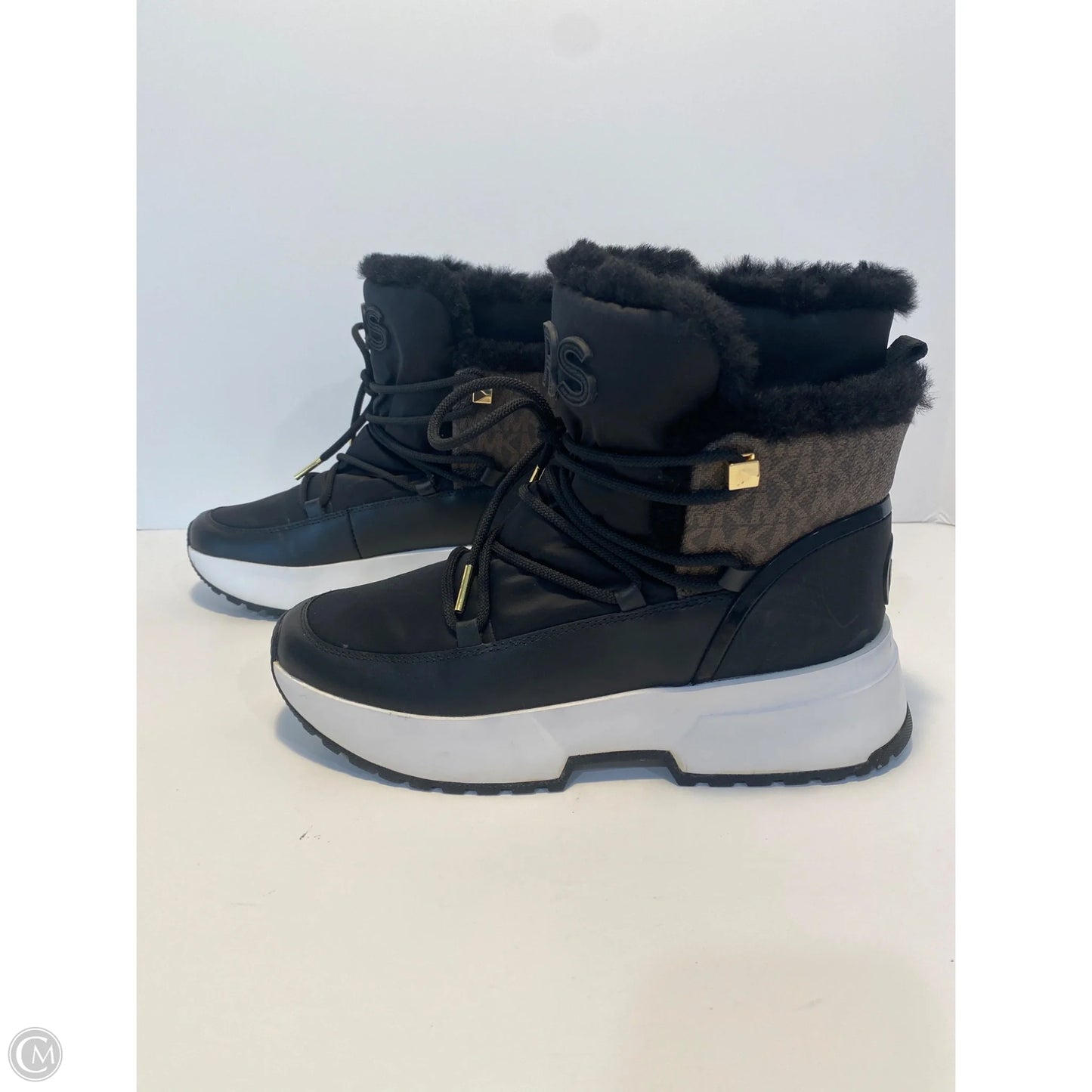 Boots Designer By Michael Kors In Black, Size: 7.5