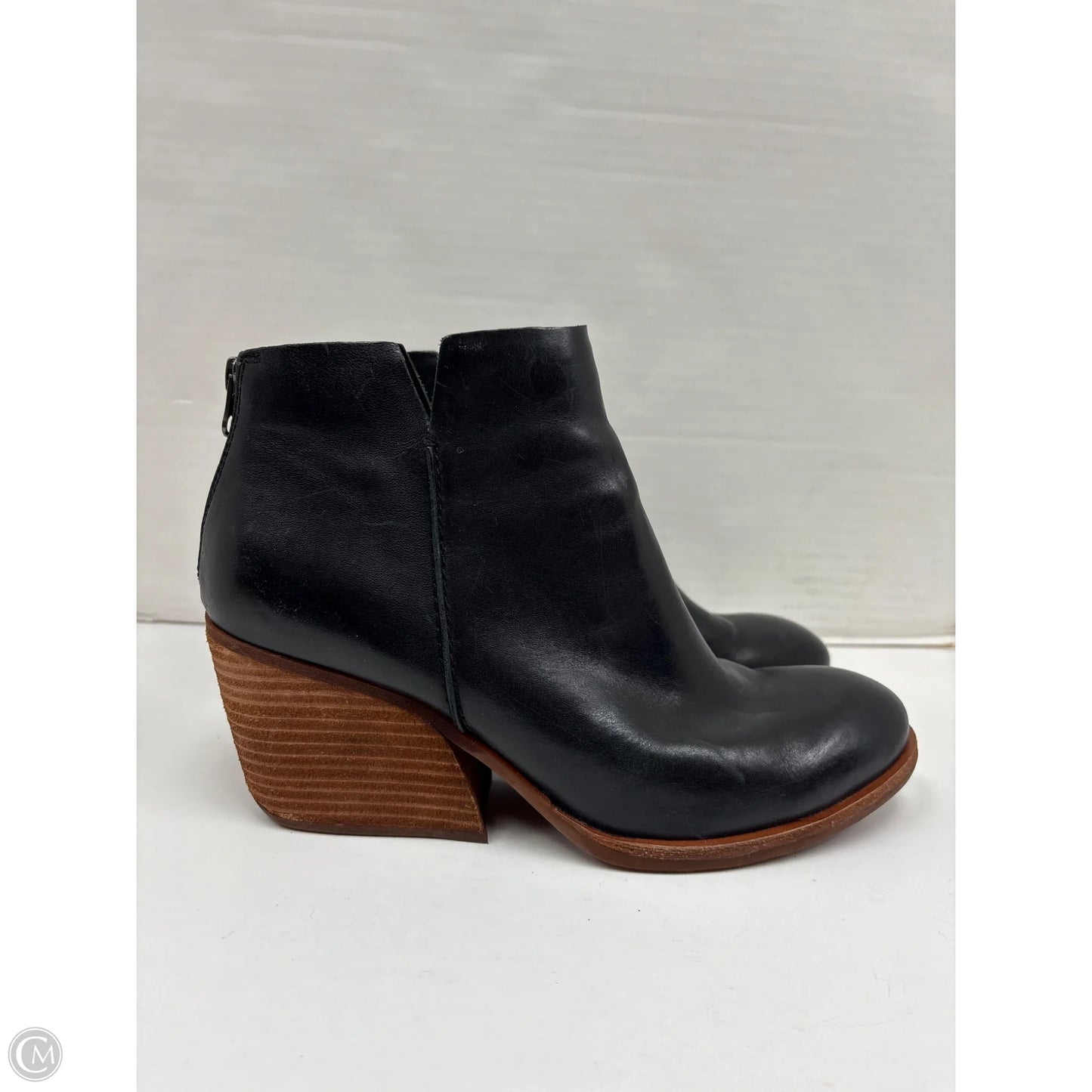 Boots Ankle Heels By Kork Ease In Black, Size: 10