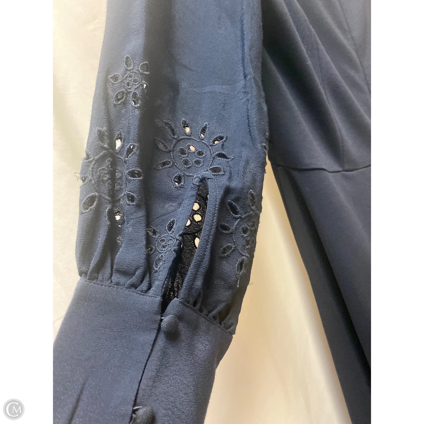 Dress Casual Midi By Loft In Navy, Size: L