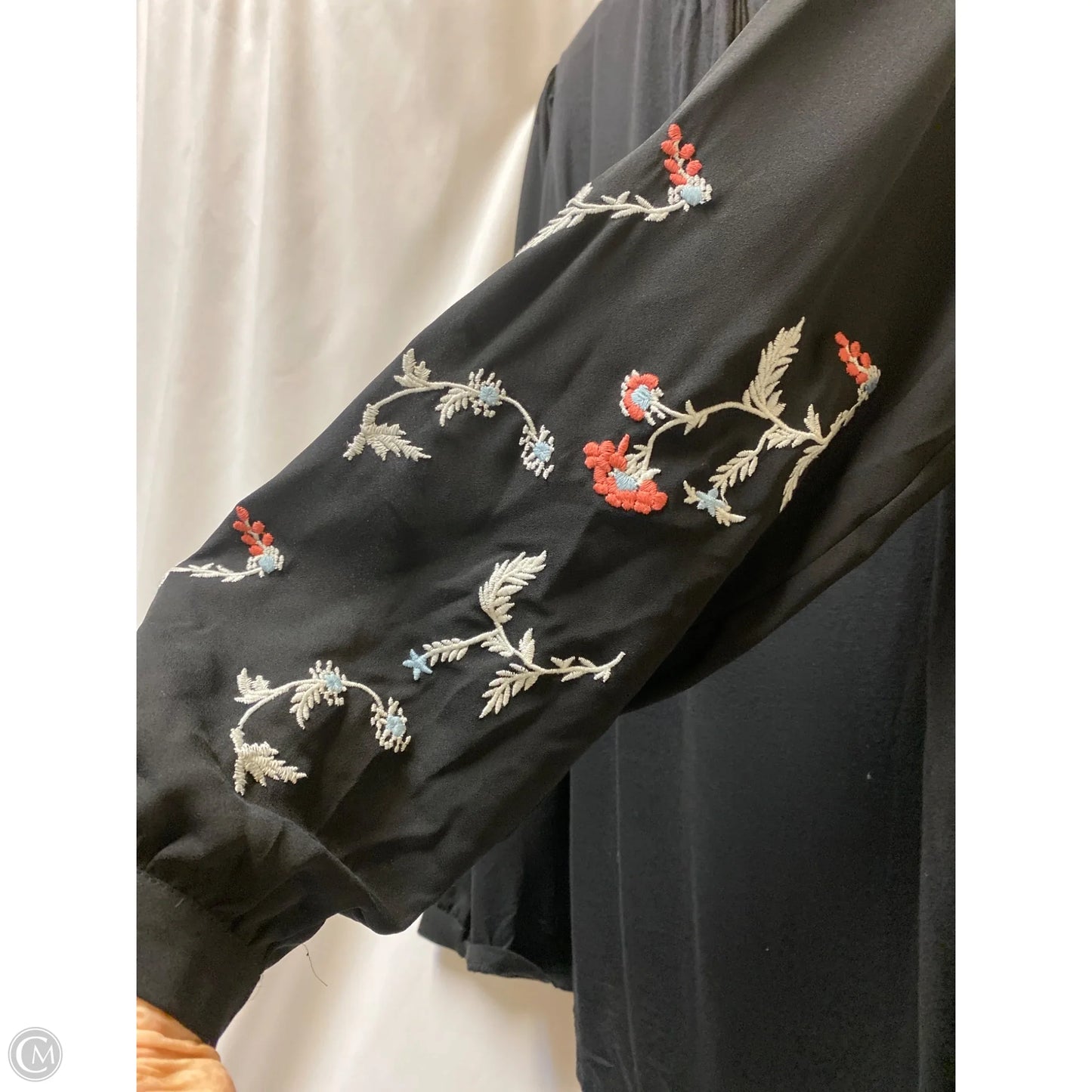 Top Long Sleeve By Loft In Black, Size: L