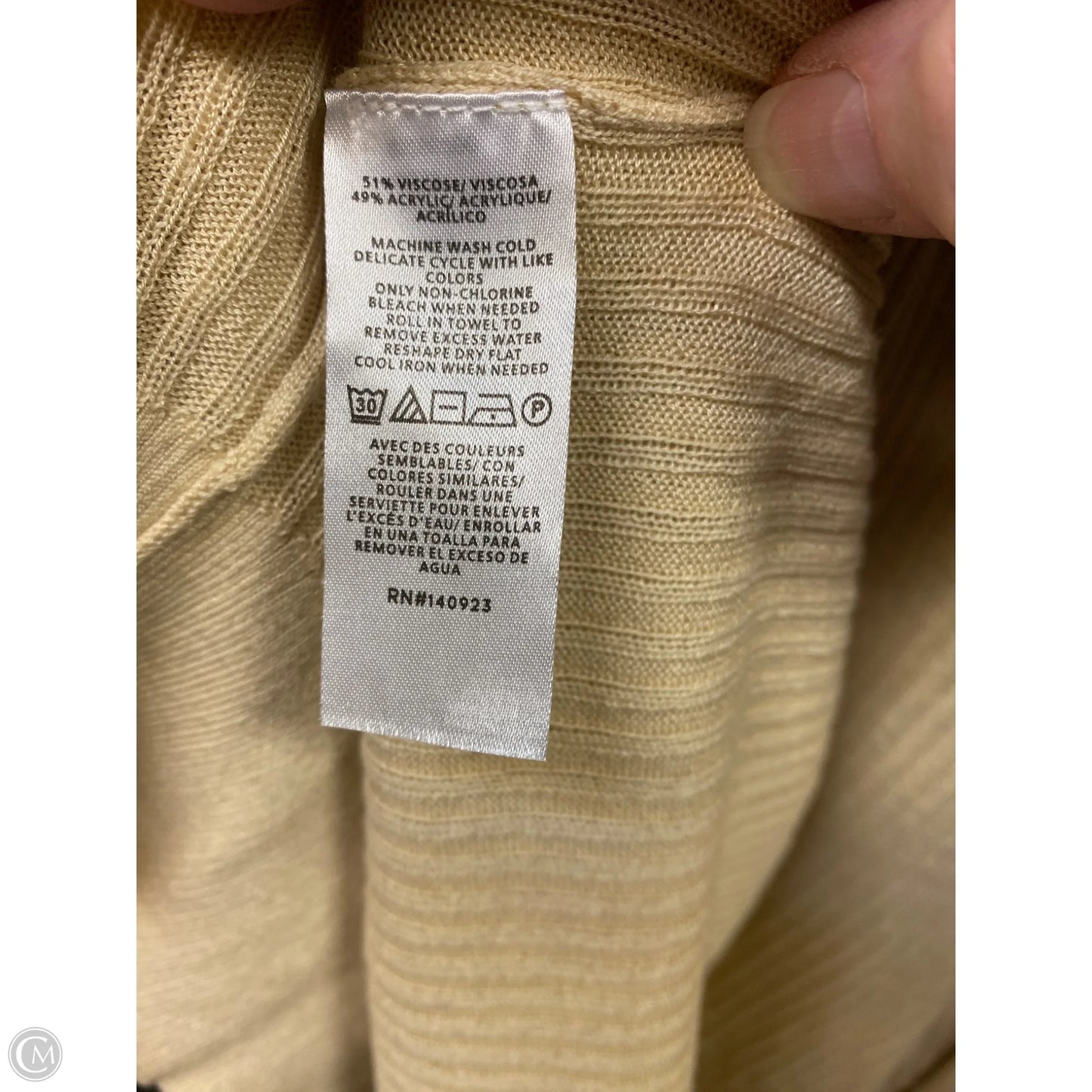 Cardigan By Loft In Tan, Size: L