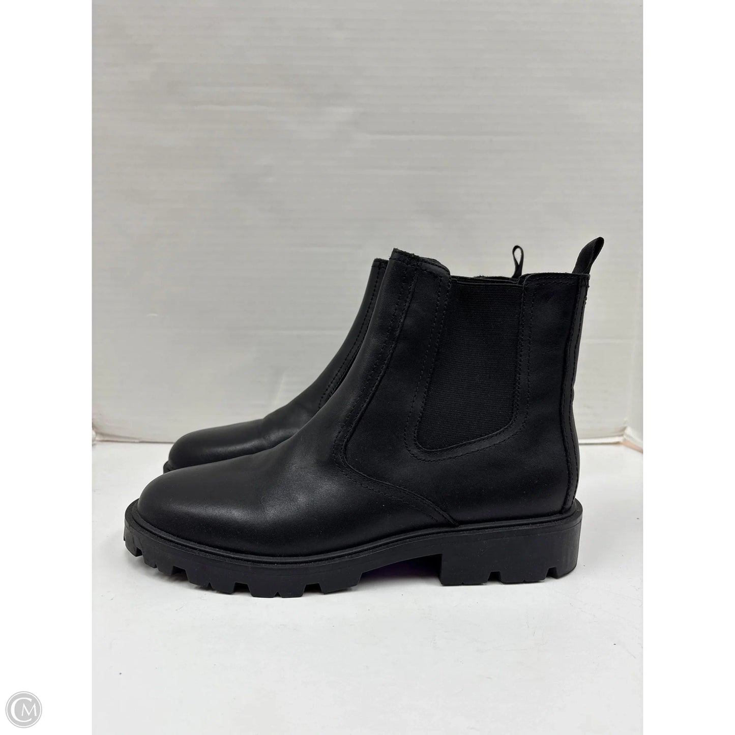 Boots Ankle Flats By Nine West In Black, Size: 10