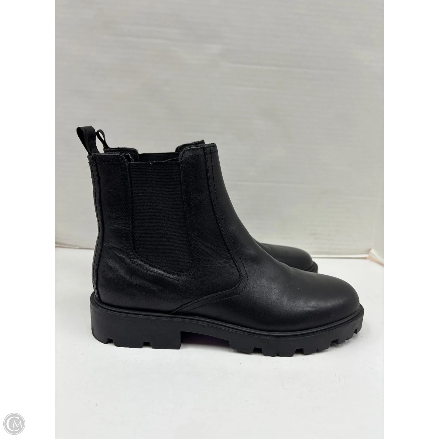 Boots Ankle Flats By Nine West In Black, Size: 10
