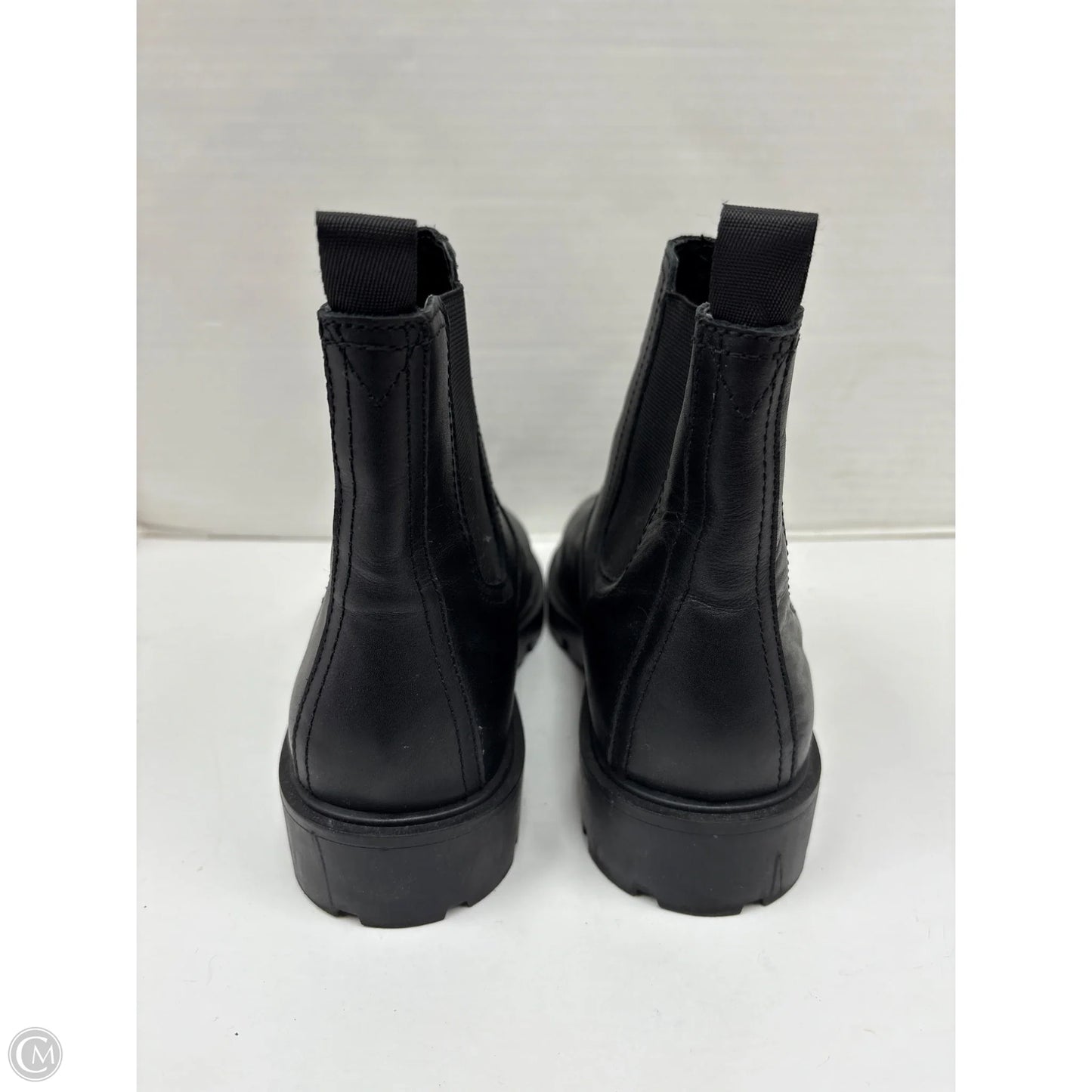 Boots Ankle Flats By Nine West In Black, Size: 10