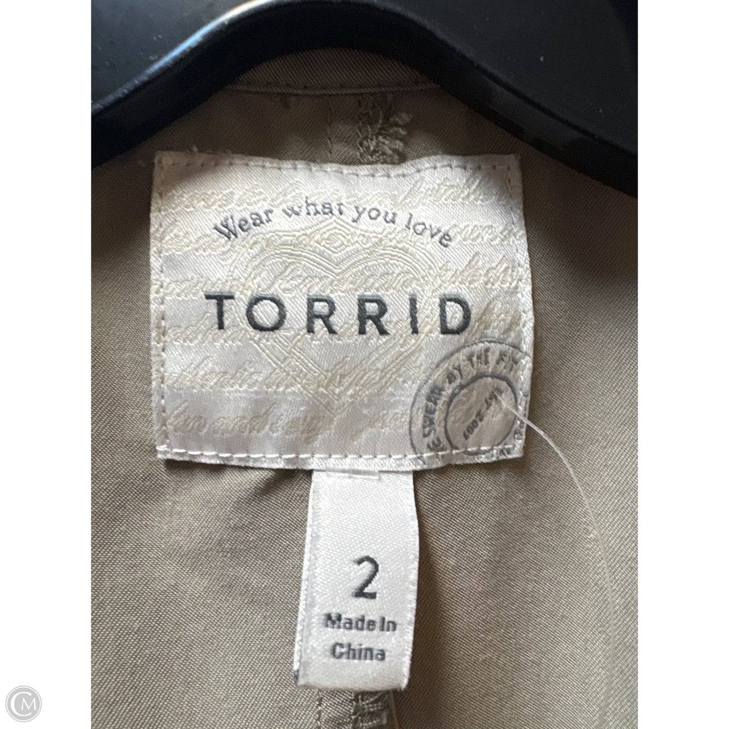 Jacket Utility By Torrid In Tan, Size: 2x