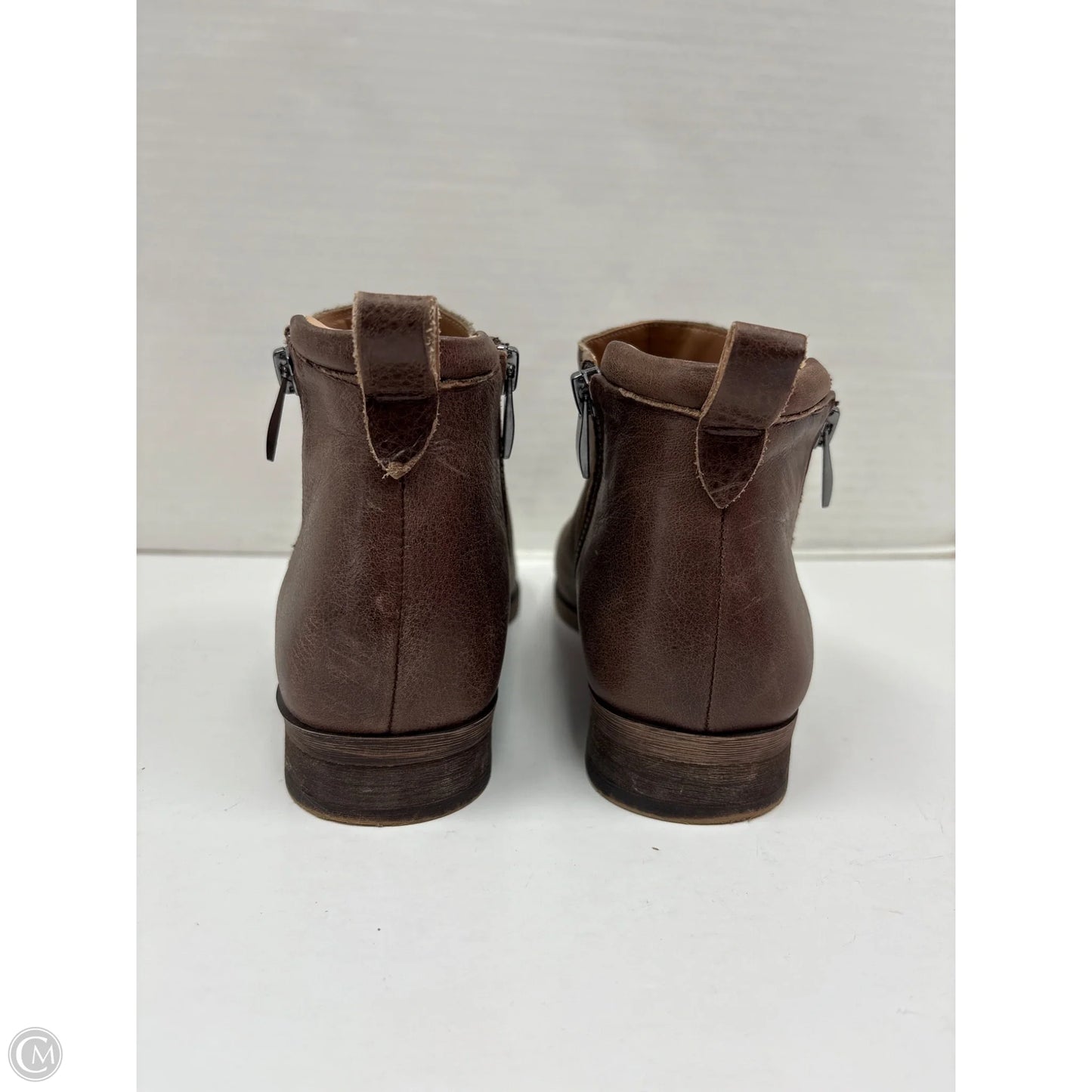 Boots Ankle Flats By Franco Sarto In Brown, Size: 8.5