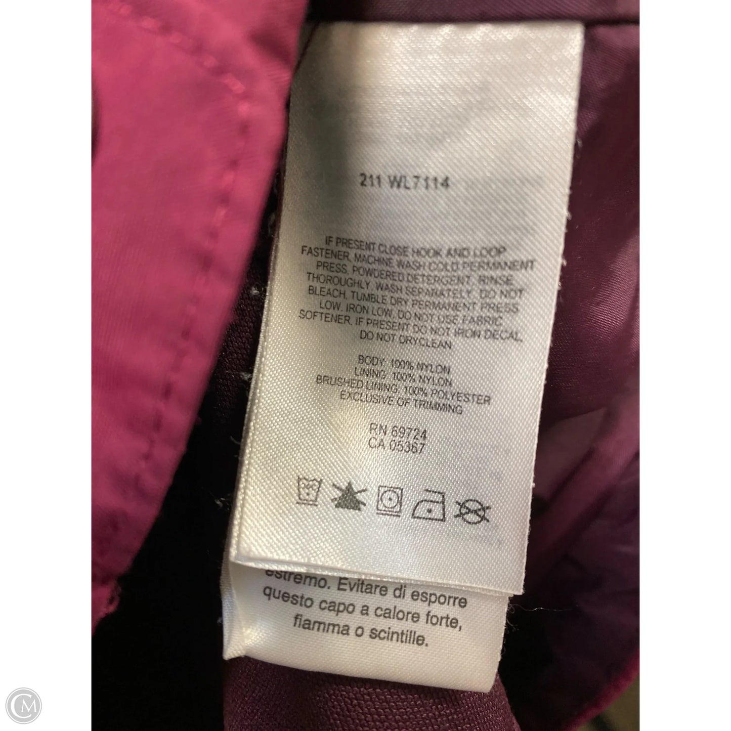 Coat Other By Columbia In Purple, Size: S