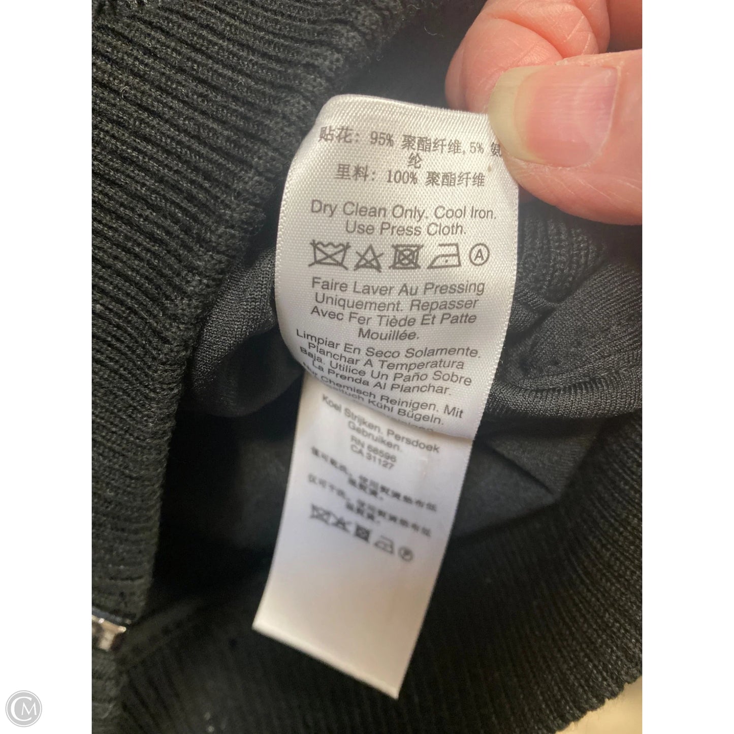 Jacket Other By Dkny In Black, Size: S