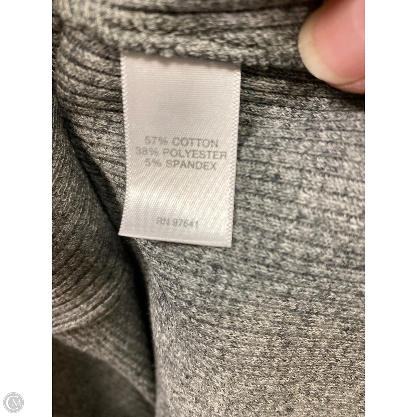 Tunic Long Sleeve By J. Jill In Grey, Size: L