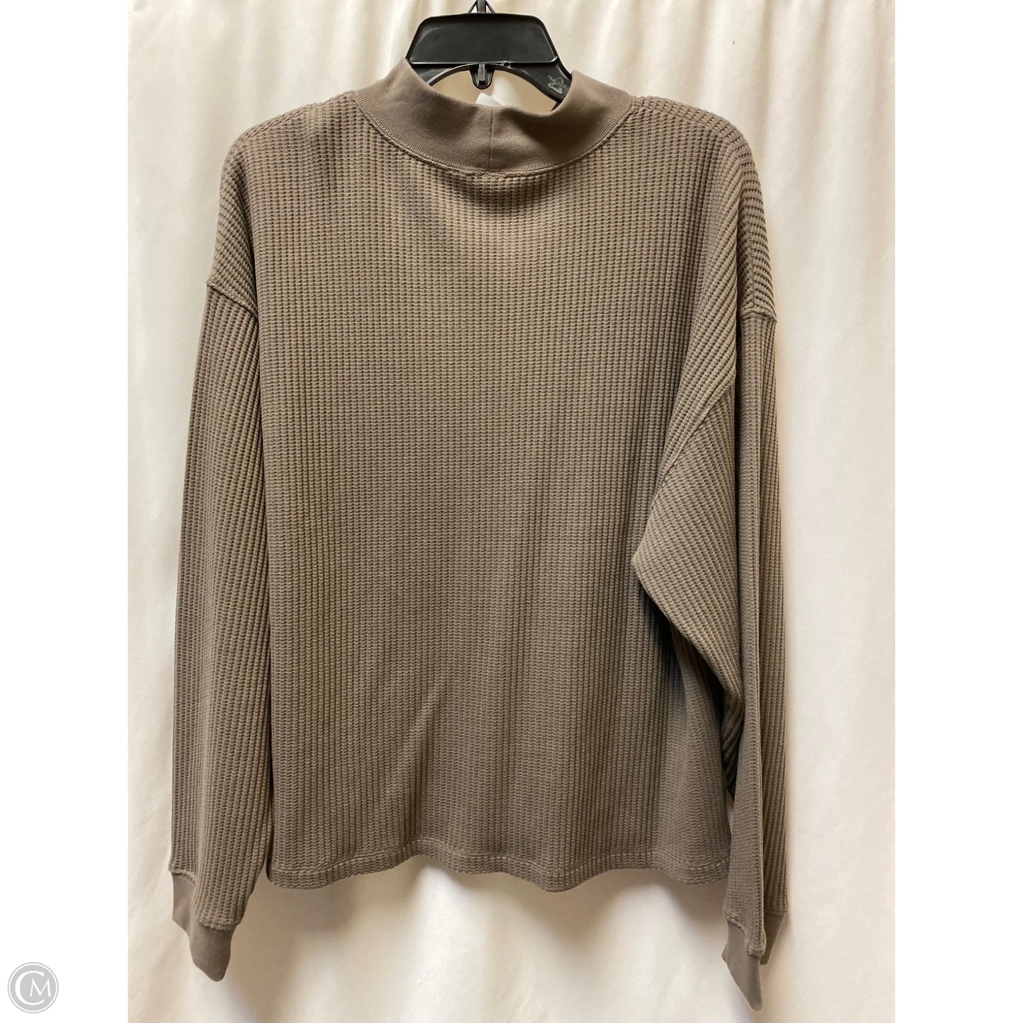 Top Long Sleeve By Gap In Taupe, Size: Xl