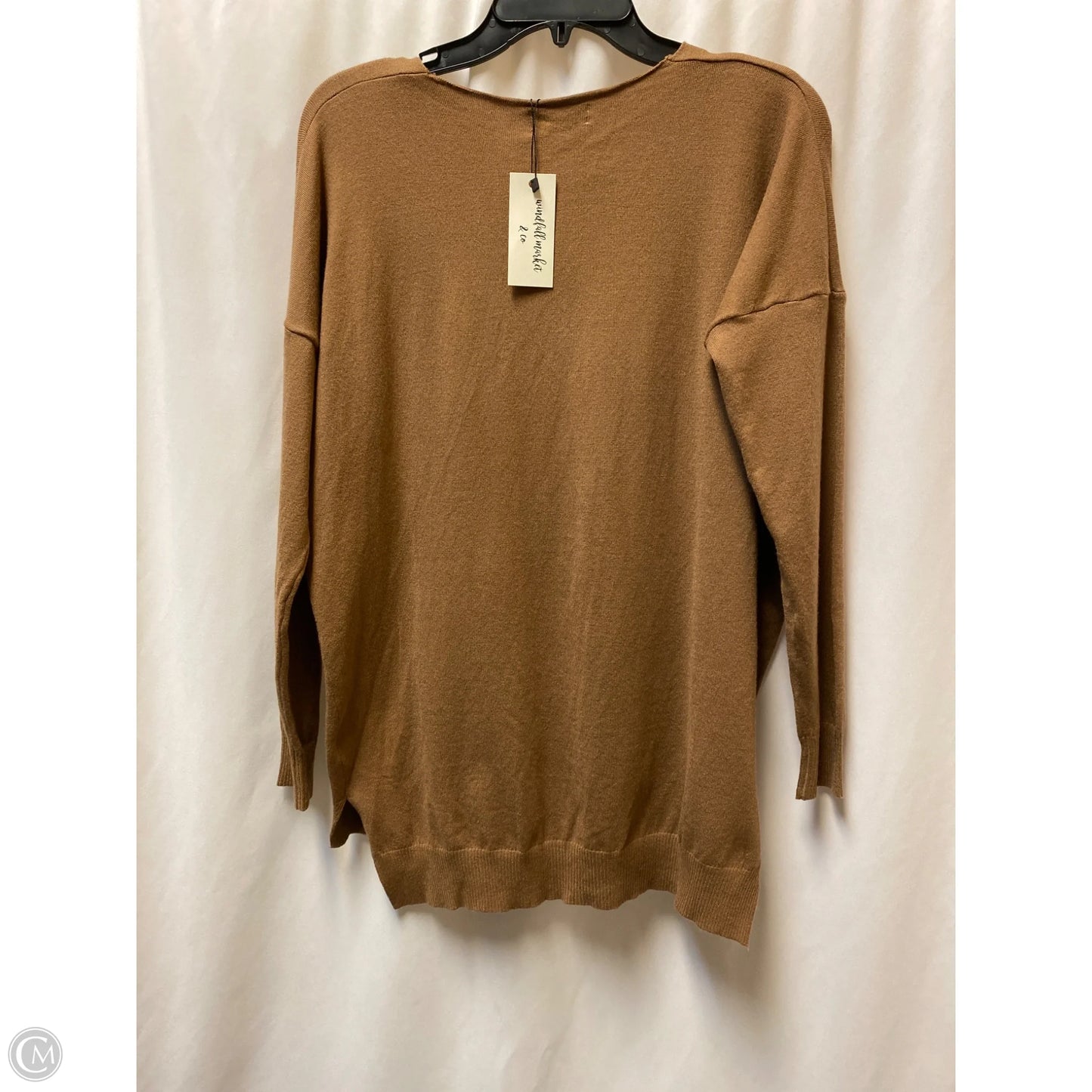 Sweater By Clothes Mentor In Brown, Size: M