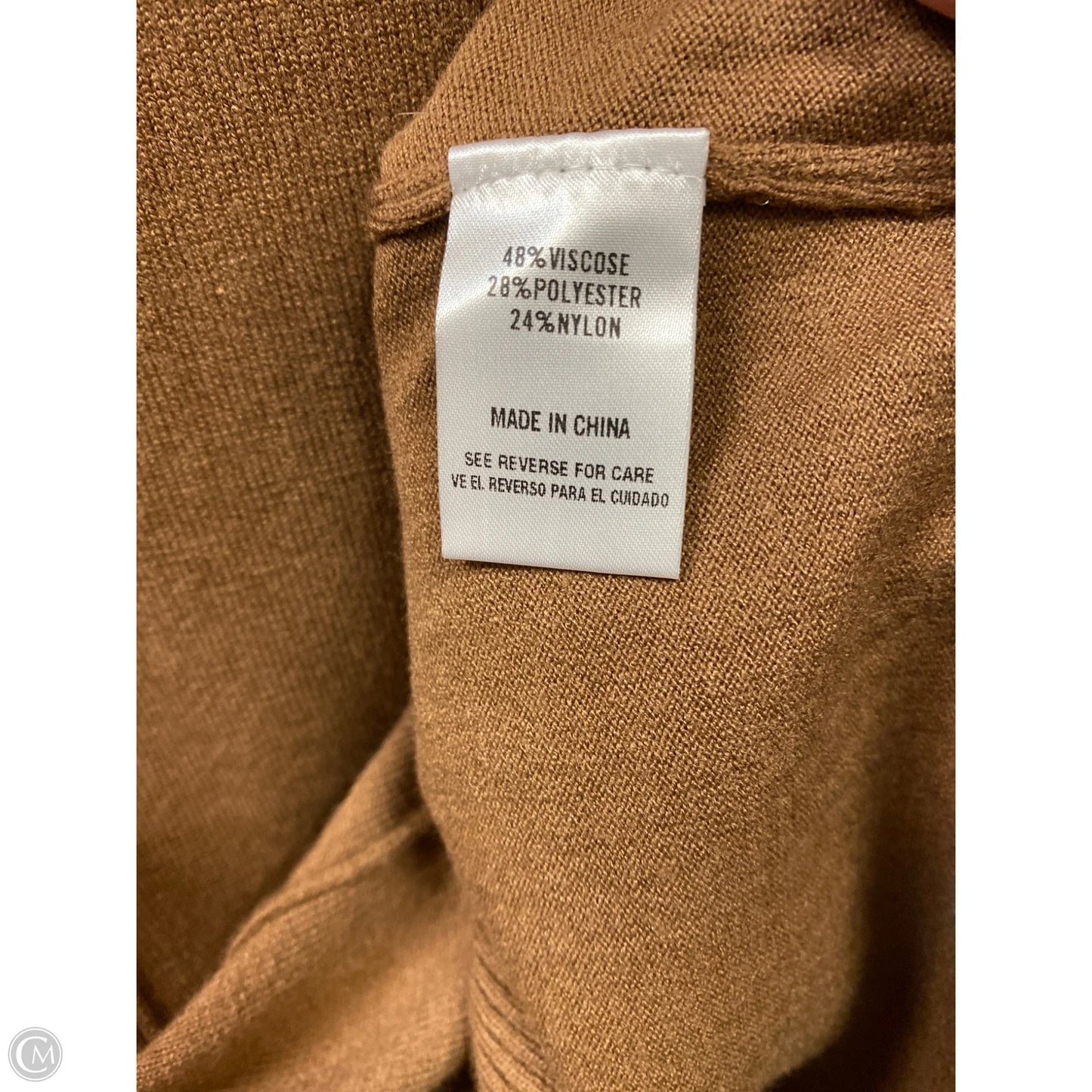 Sweater By Clothes Mentor In Brown, Size: M