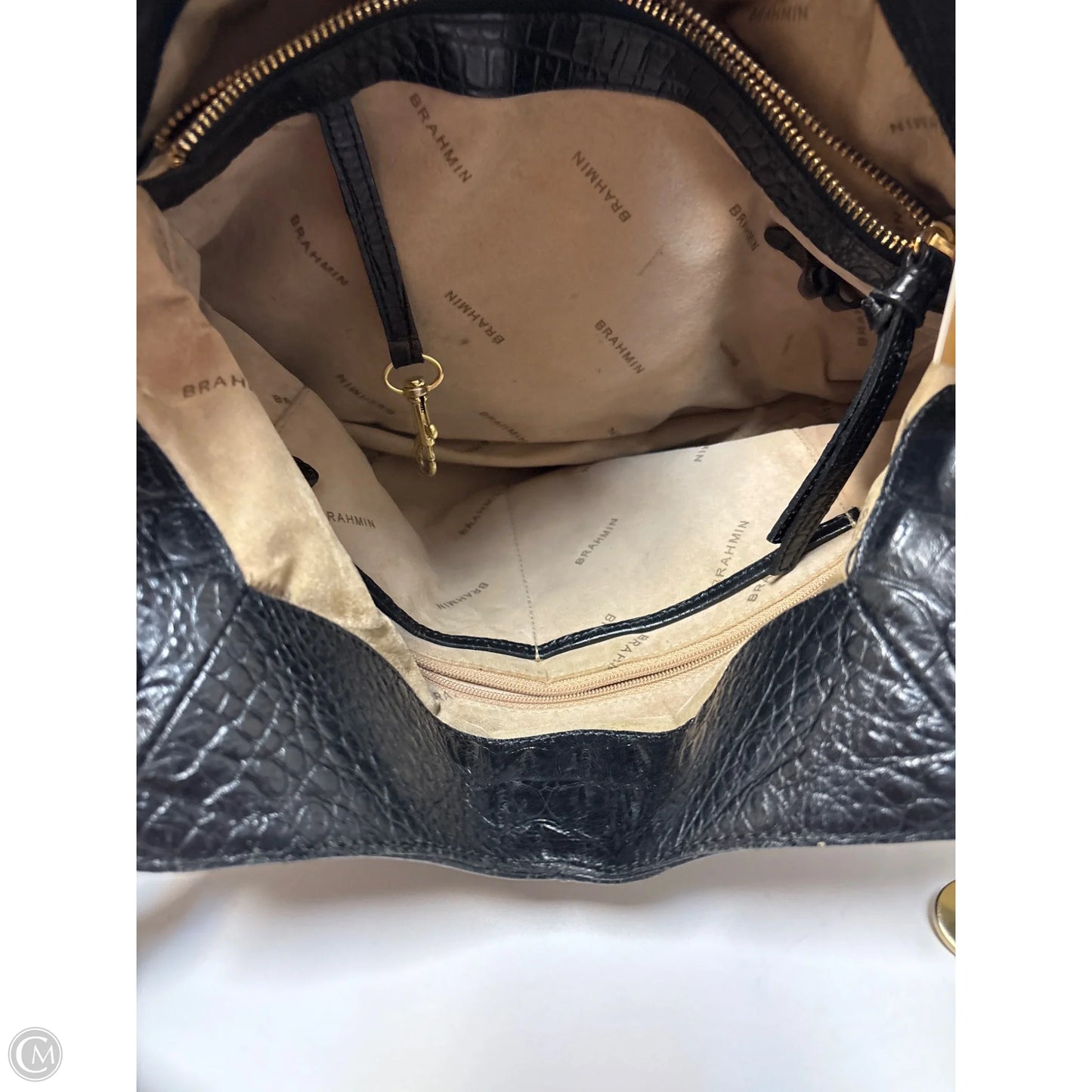 Handbag Designer By Brahmin, Size: Medium