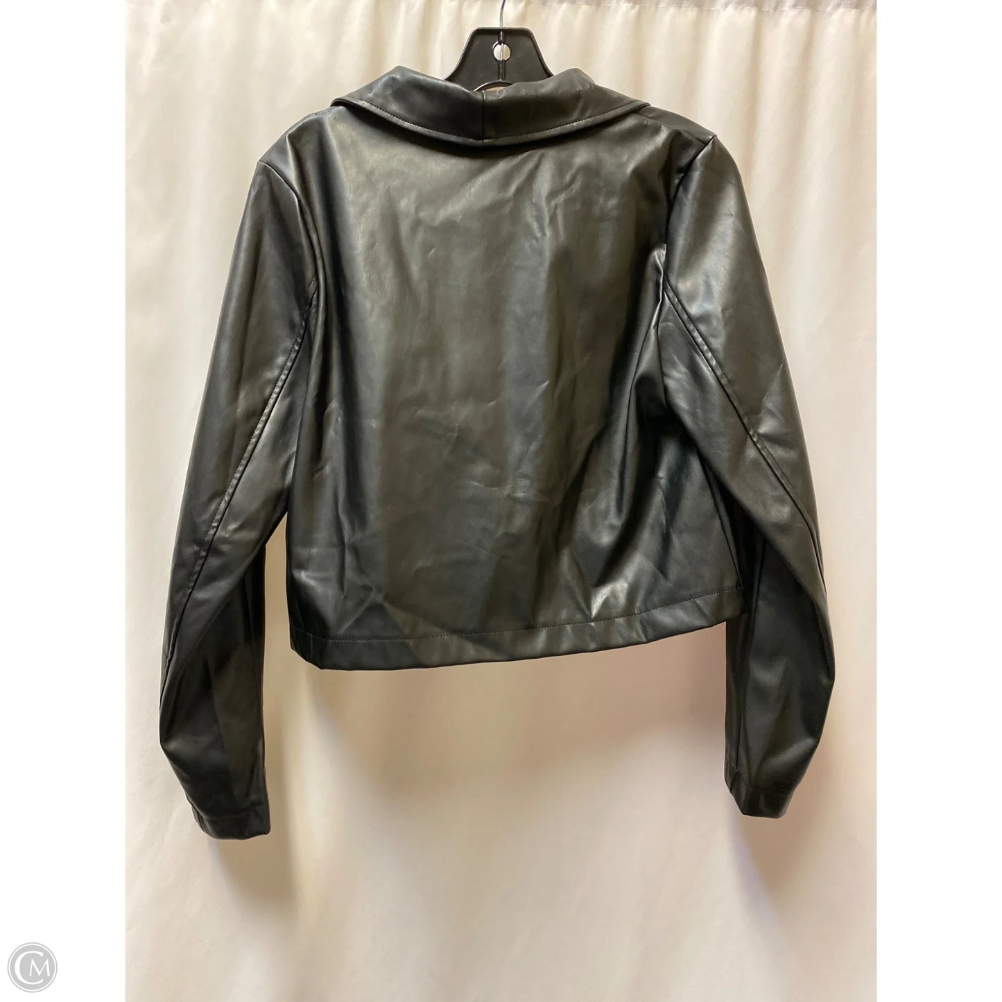 Jacket Moto By Shein In Black, Size: M