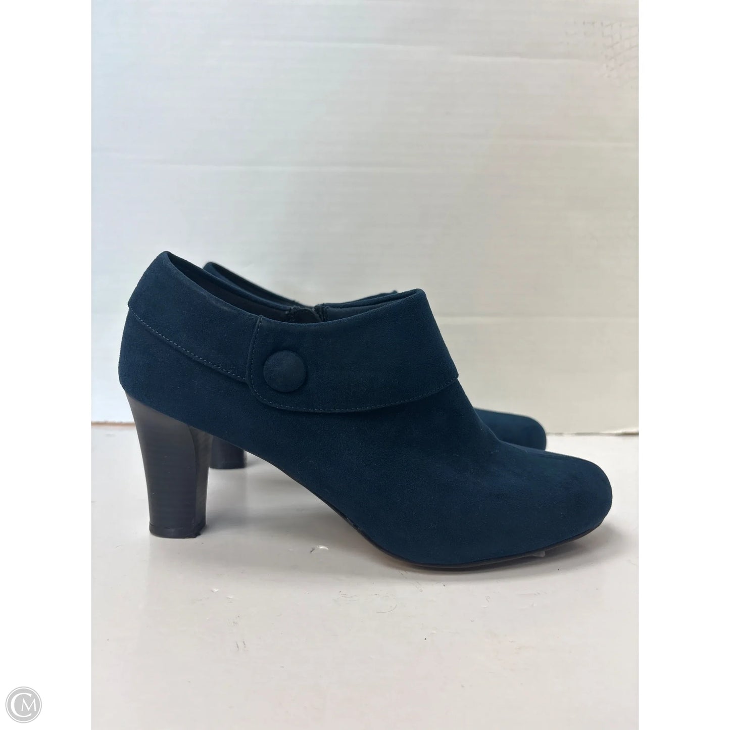 Shoes Heels Block By Clothes Mentor In Blue, Size: 9