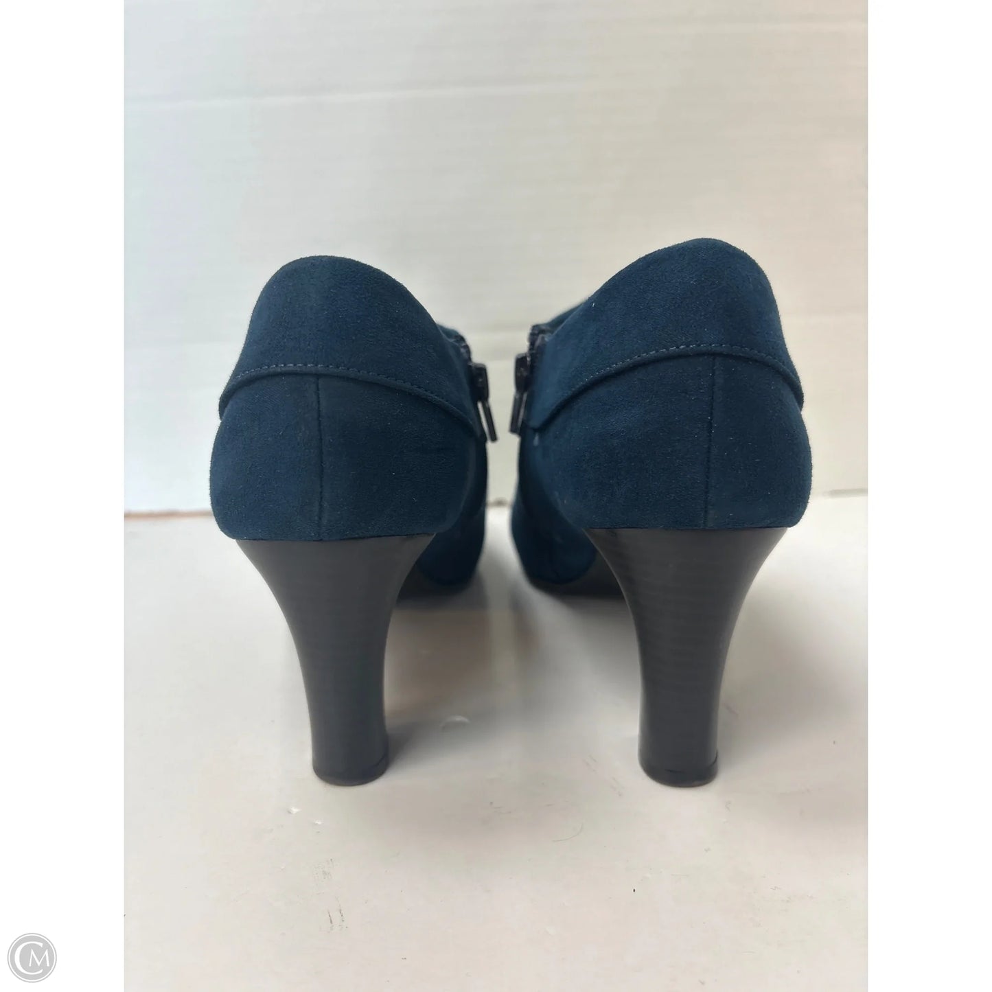 Shoes Heels Block By Clothes Mentor In Blue, Size: 9