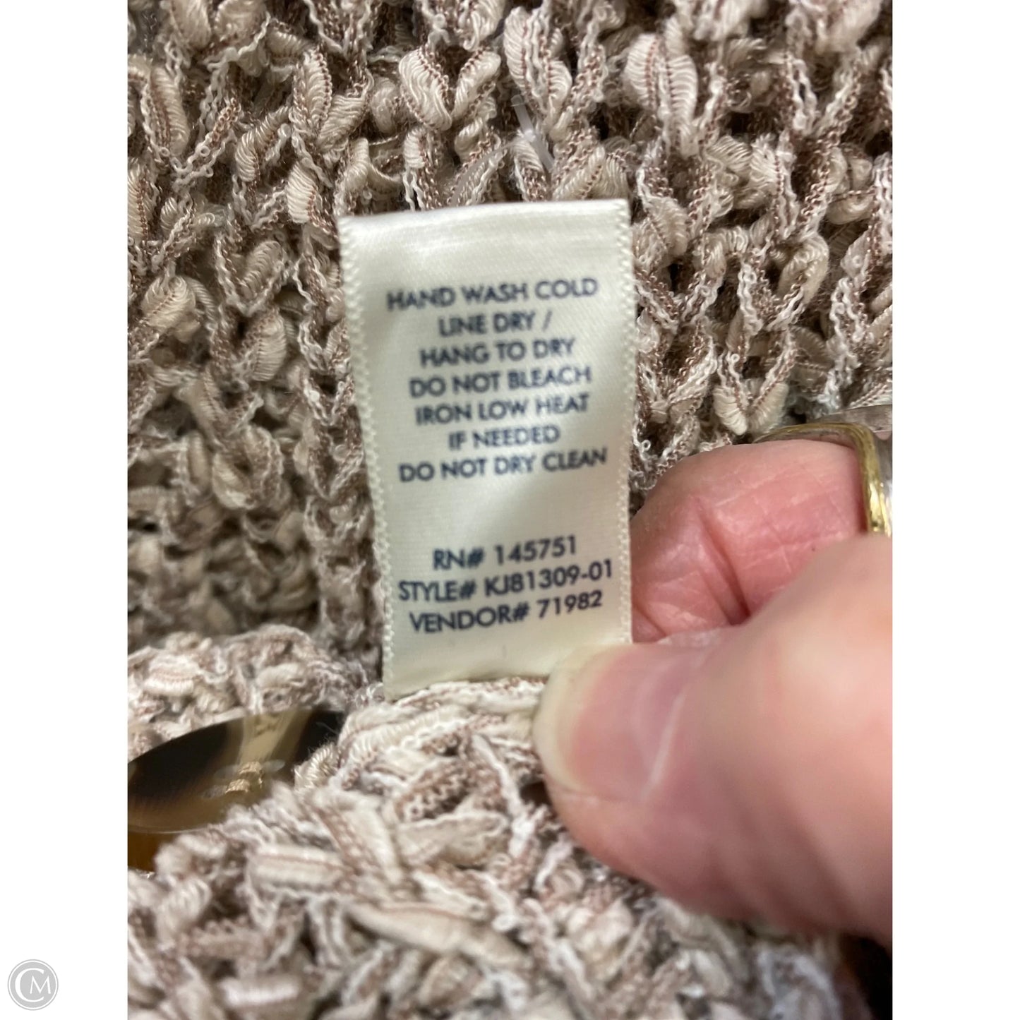 Sweater By Bke In Tan, Size: L