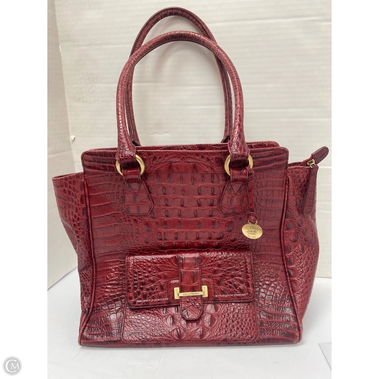 Handbag Designer By Brahmin, Size: Large
