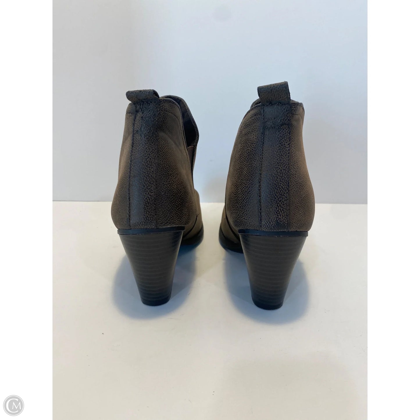 Boots Ankle Heels By Pierre Dumas In Taupe, Size: 8.5