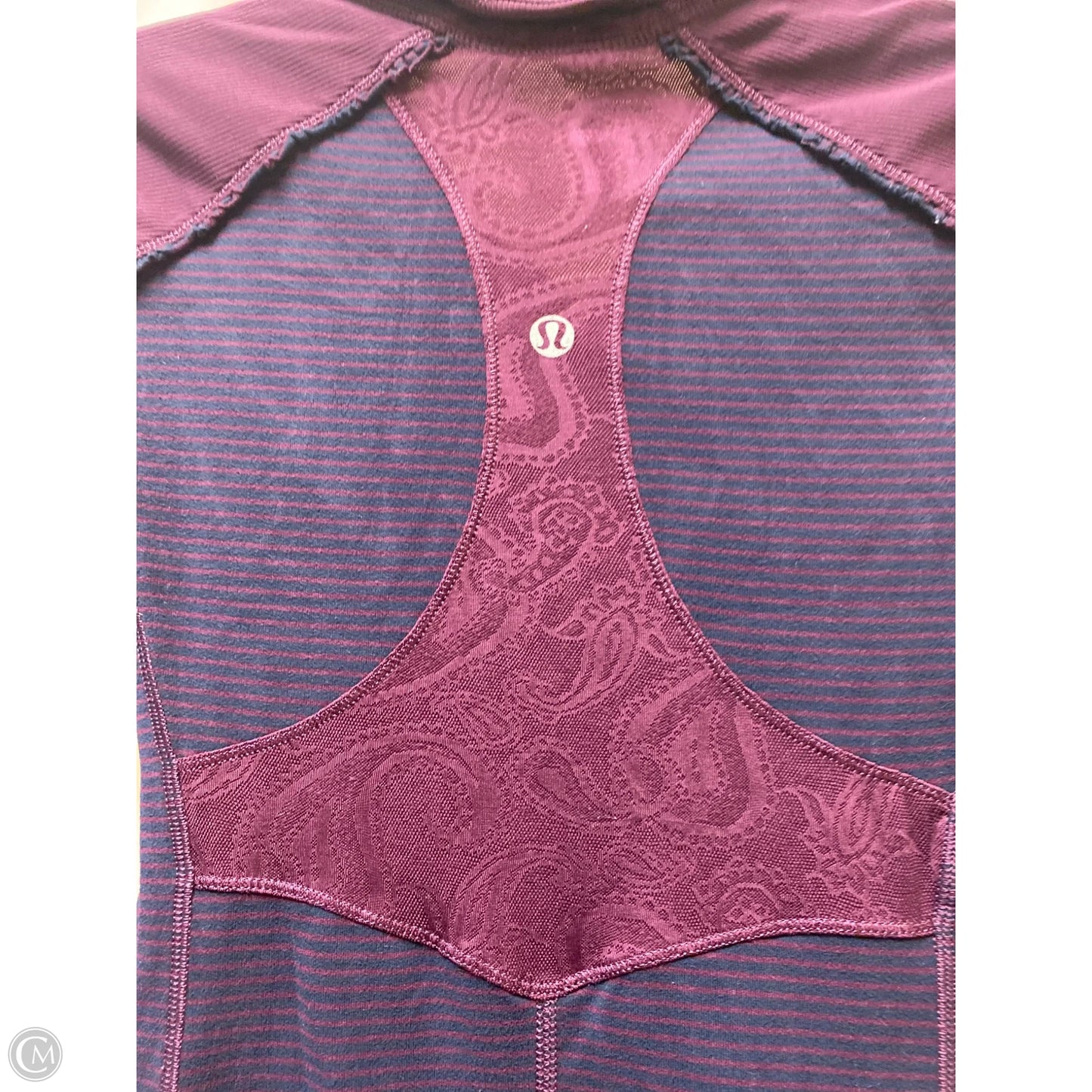 Athletic Sweatshirt Collar By Lululemon In Navy, Size: 2