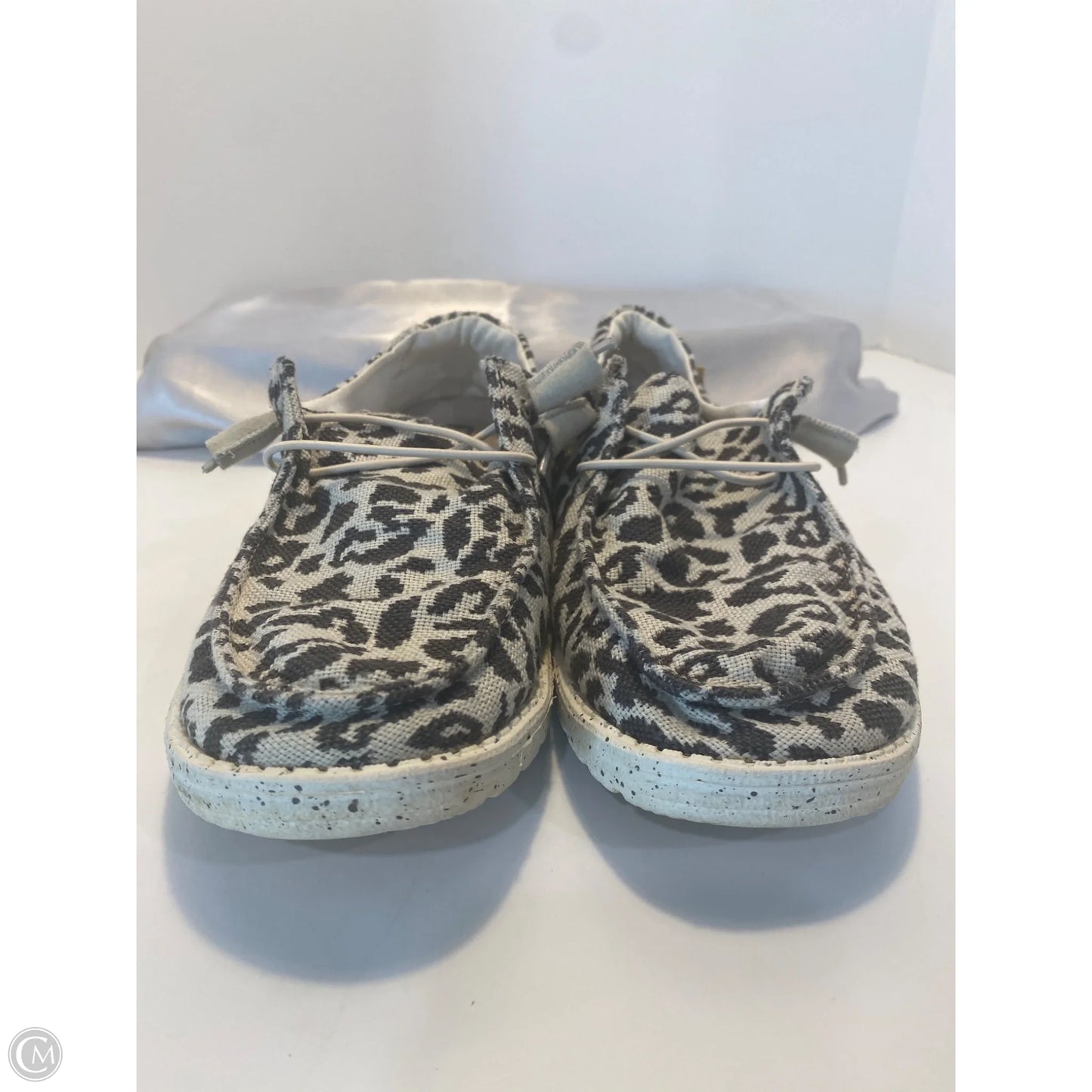 Shoes Flats By Hey Dude In Animal Print, Size: 9