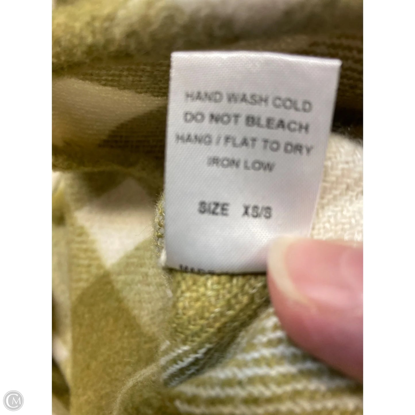 Jacket Shirt By 12th Tribe In Green, Size: Xs